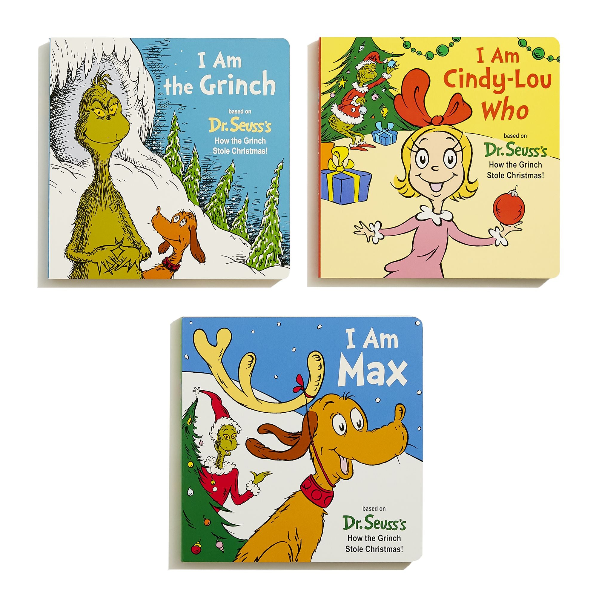 Dr. Seuss's Christmas 3-Book Boxed Set: I Am the Grinch, I Am Cindy-Lou Who; I Am Max: Based on How the Grinch Stole Christmas