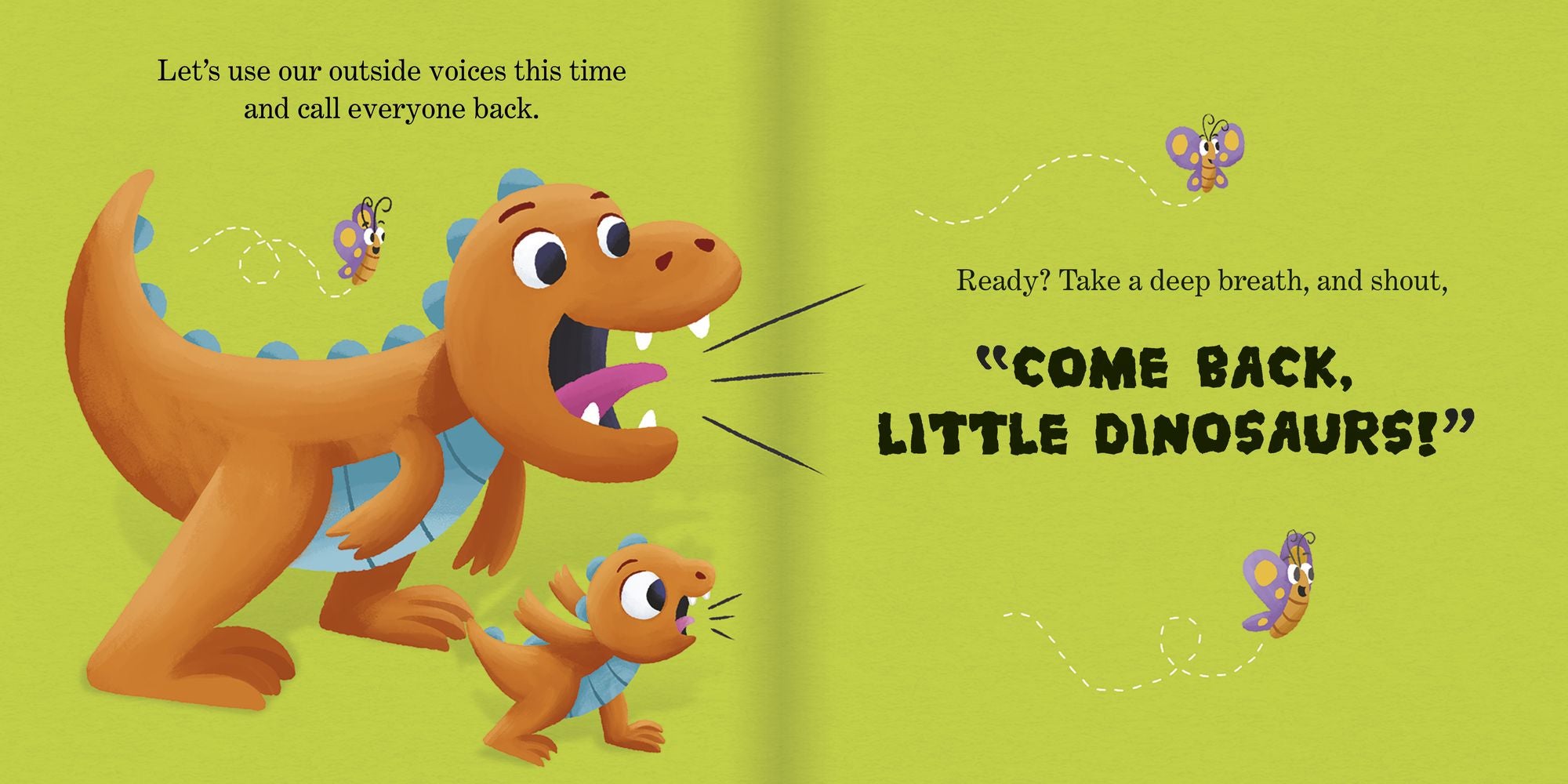 There's a Dinosaur in Your Book