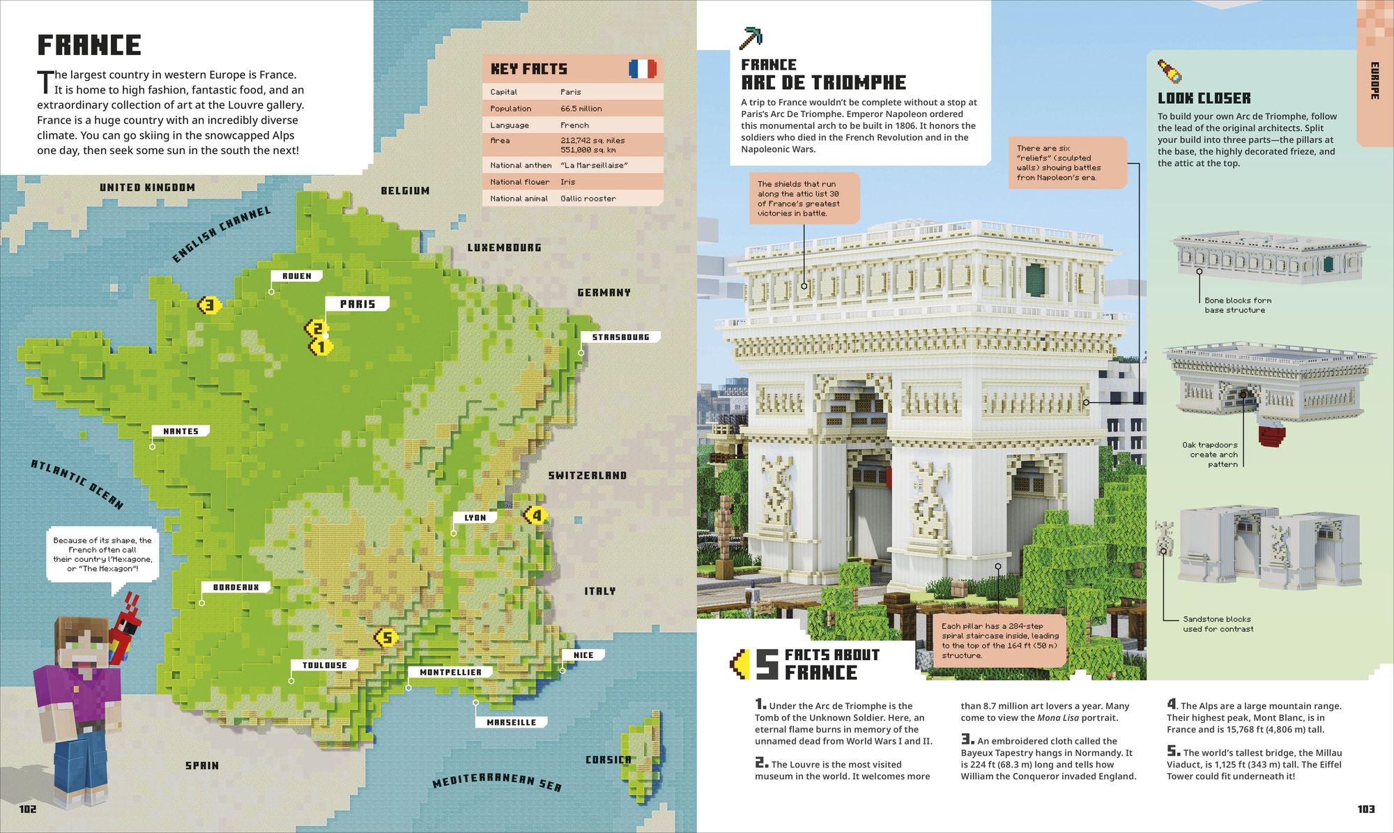 Minecraft Atlas of the World: Create the Real World in Minecraft with 60+ Inspiring Builds