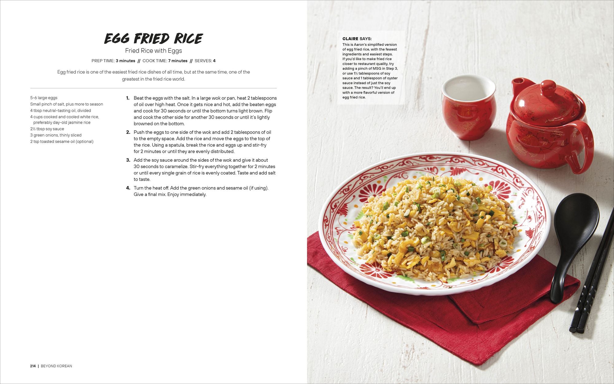 Beyond Korean: Easy Recipes for Korean, Japanese, and Chinese Favorites