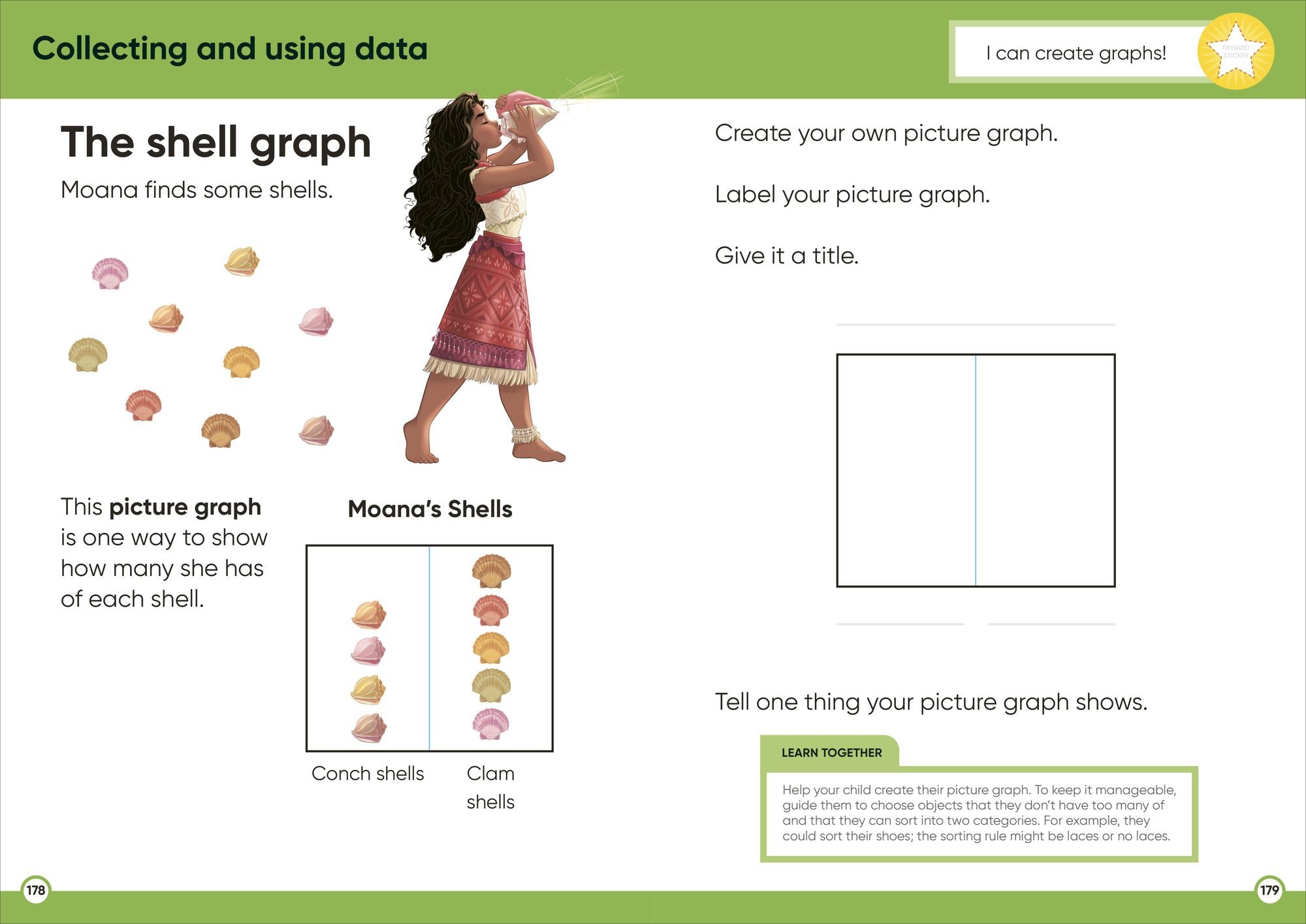 Disney Learning Big Workbook Grade 1: Math & English Workbook for Kids Aged 6-7, Curriculum-Based