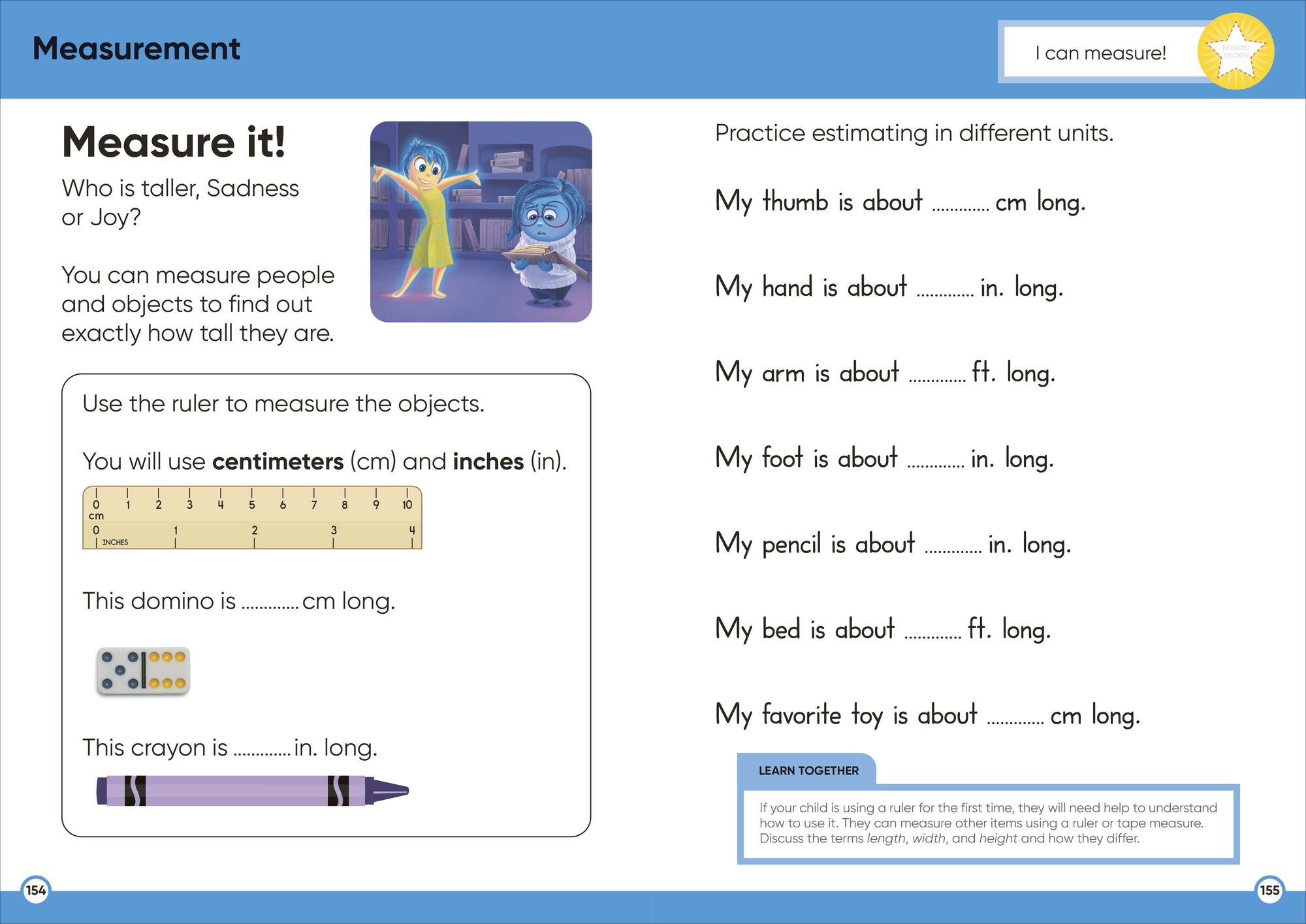 Disney Learning Big Workbook Grade 2: Math & English Workbook for Kids Aged 7-9, Curriculum-Based