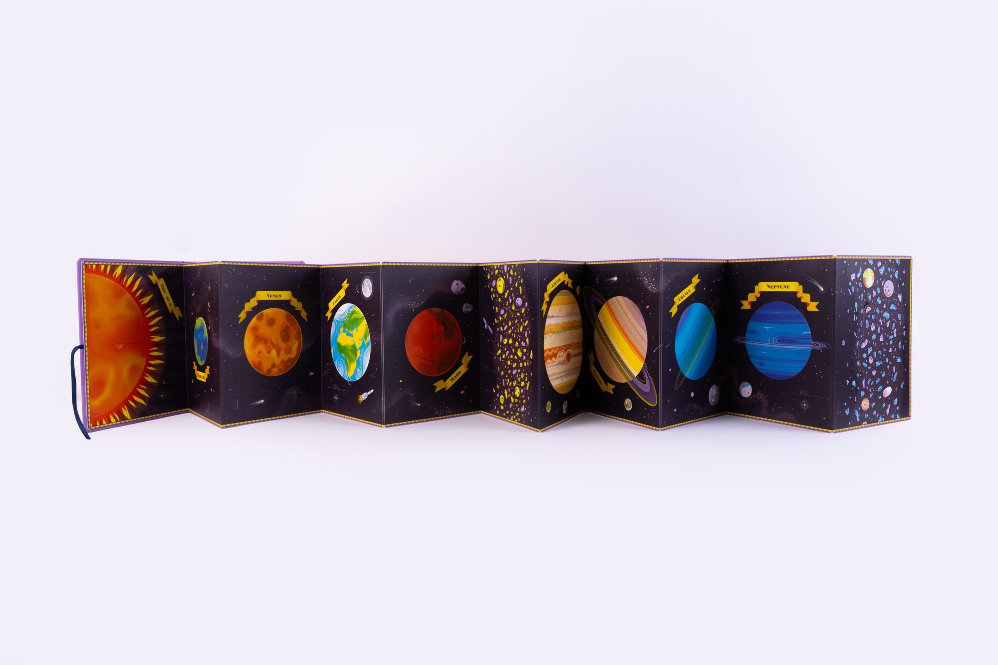 Explore the Solar System: A Fold-Out, Lift-the-Flap Book
