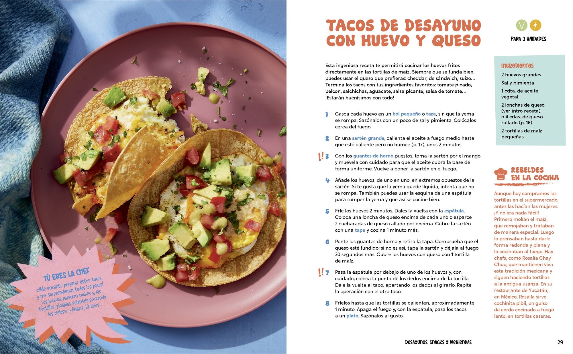 El libro de cocina para niñas rebeldes (Rebel Girls Cook)