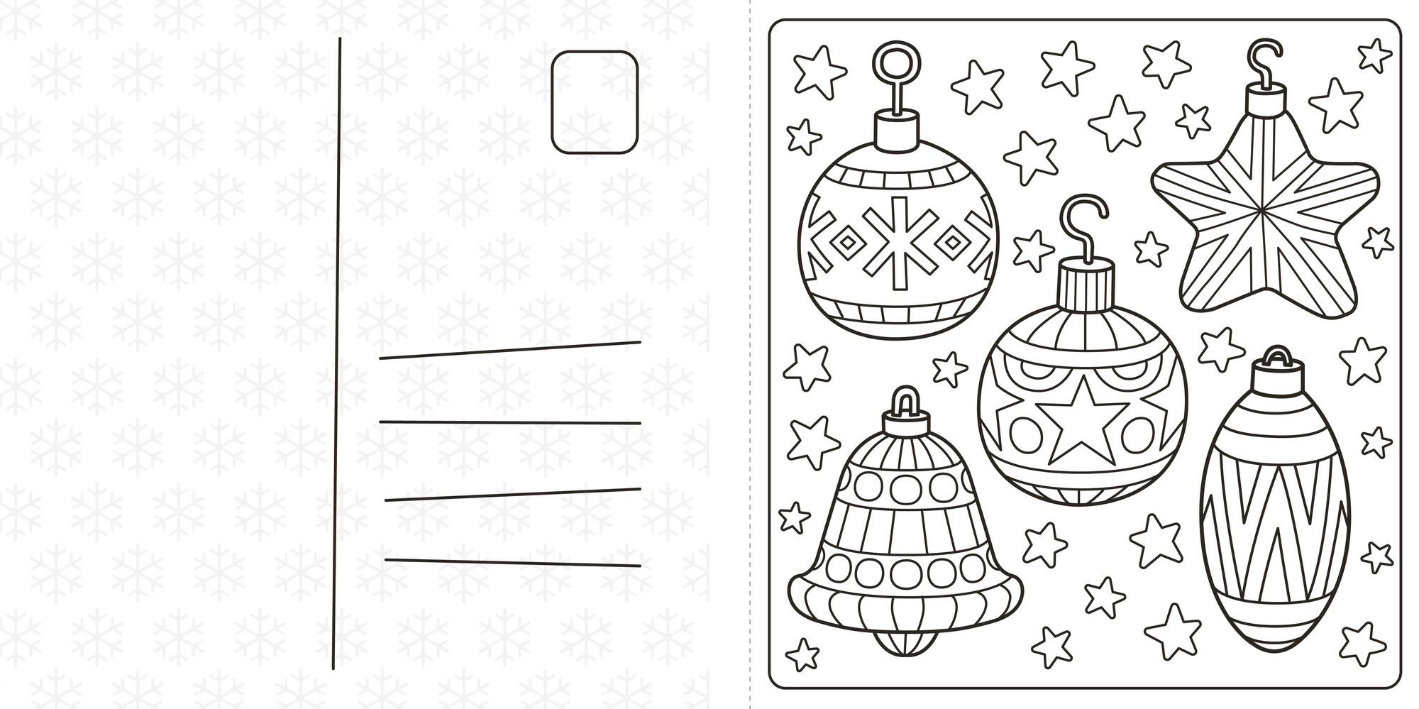 Super Cuties: A Cozy Christmas Coloring Book