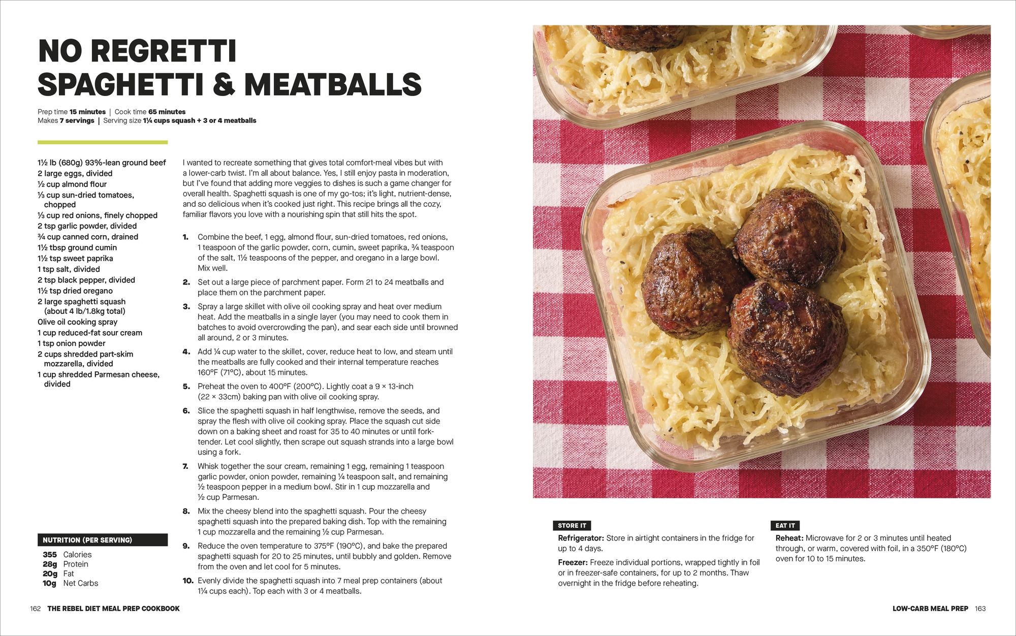 The Rebel Diet Meal Prep Cookbook: Eat Healthier, Save Money, Lose Weight