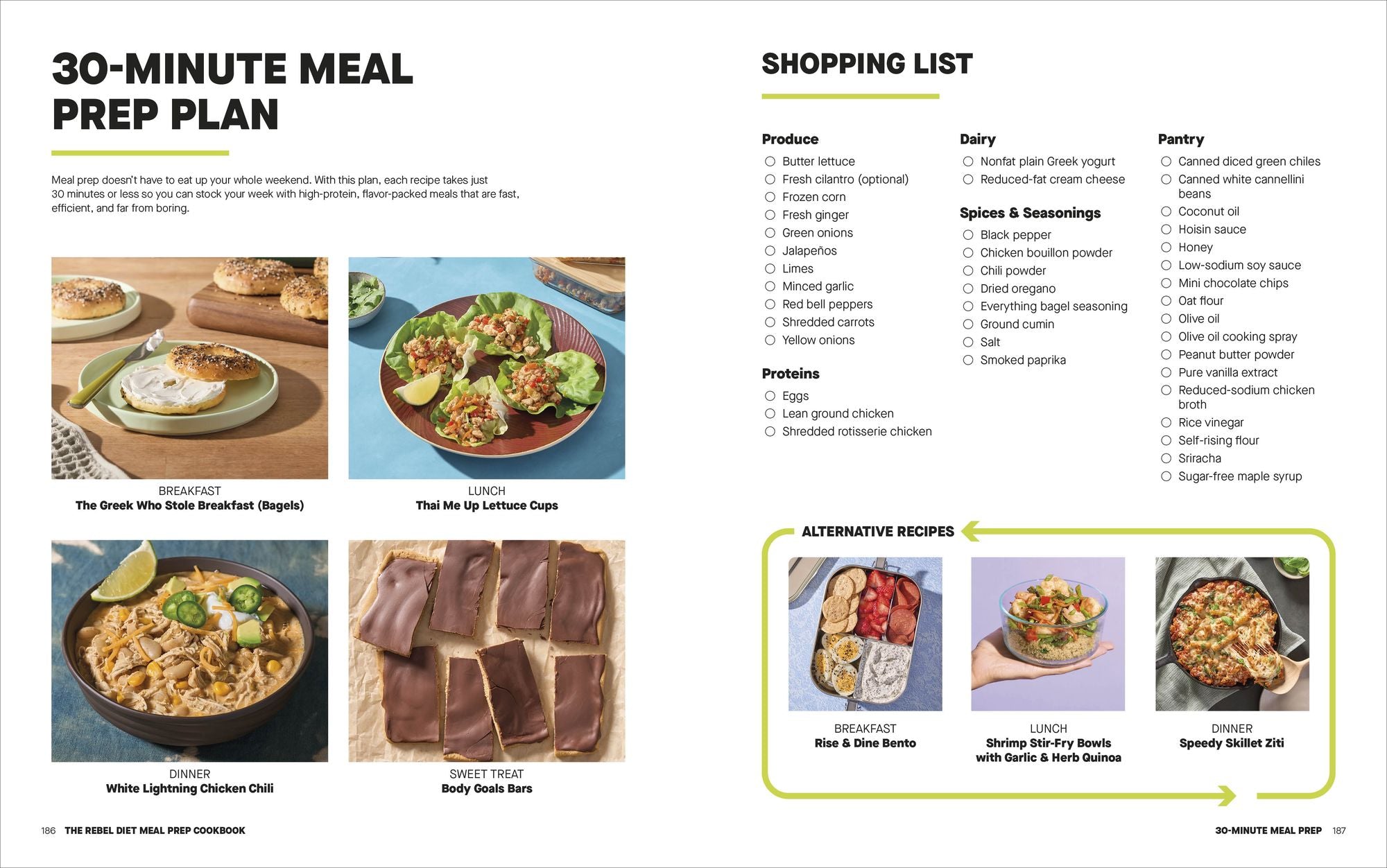 The Rebel Diet Meal Prep Cookbook: Eat Healthier, Save Money, Lose Weight