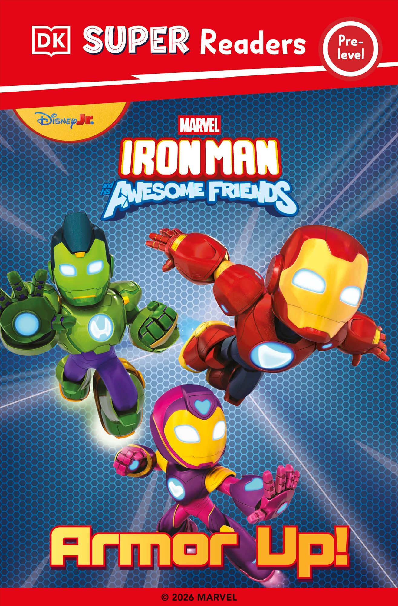 DK Super Reader Pre-Level Iron Man and His Awesome Friends Armor Up!