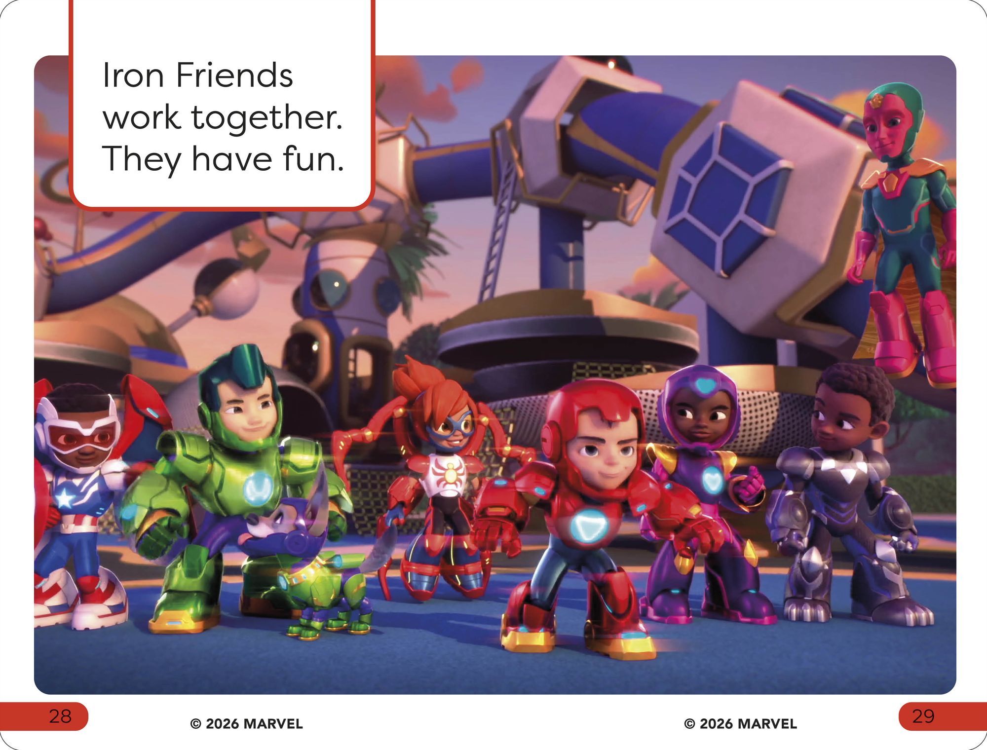 DK Super Reader Pre-Level Iron Man and His Awesome Friends Armor Up!