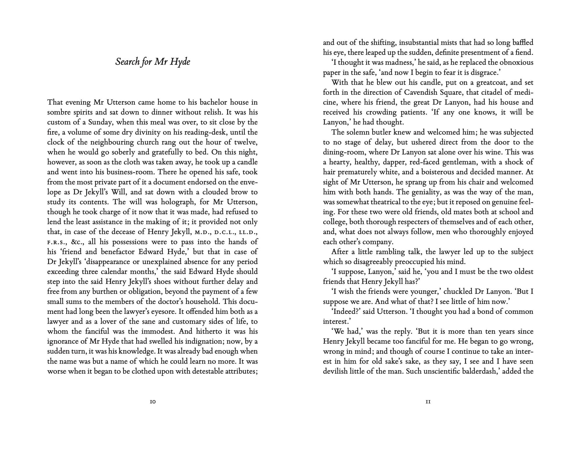 Dr Jekyll and Mr Hyde and Other Stories