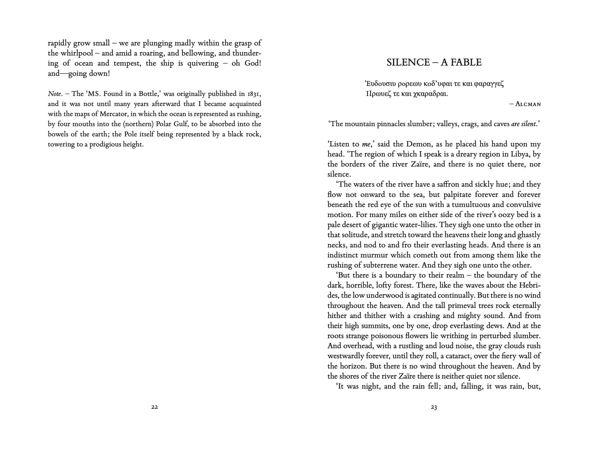 The Fall of the House of Usher and Other Stories
