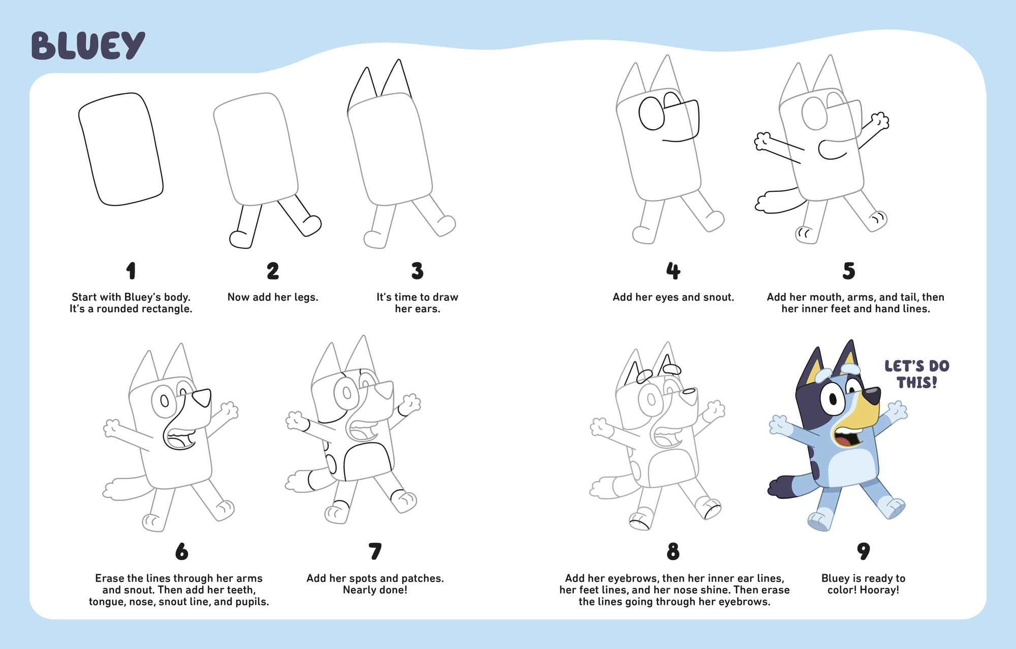 Bluey: How to Draw
