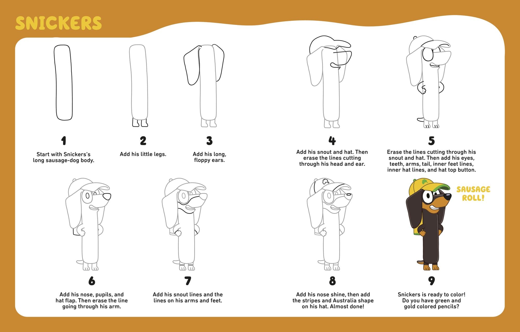 Bluey: How to Draw