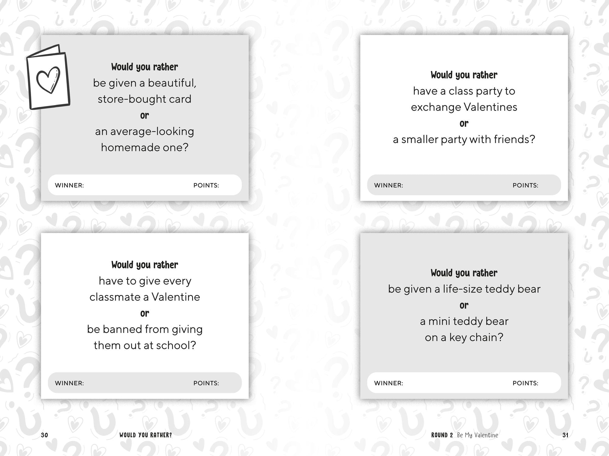 Would You Rather? Valentine's Day Edition: A Hilarious Game of Cupid, Cards, and Candy for Kids