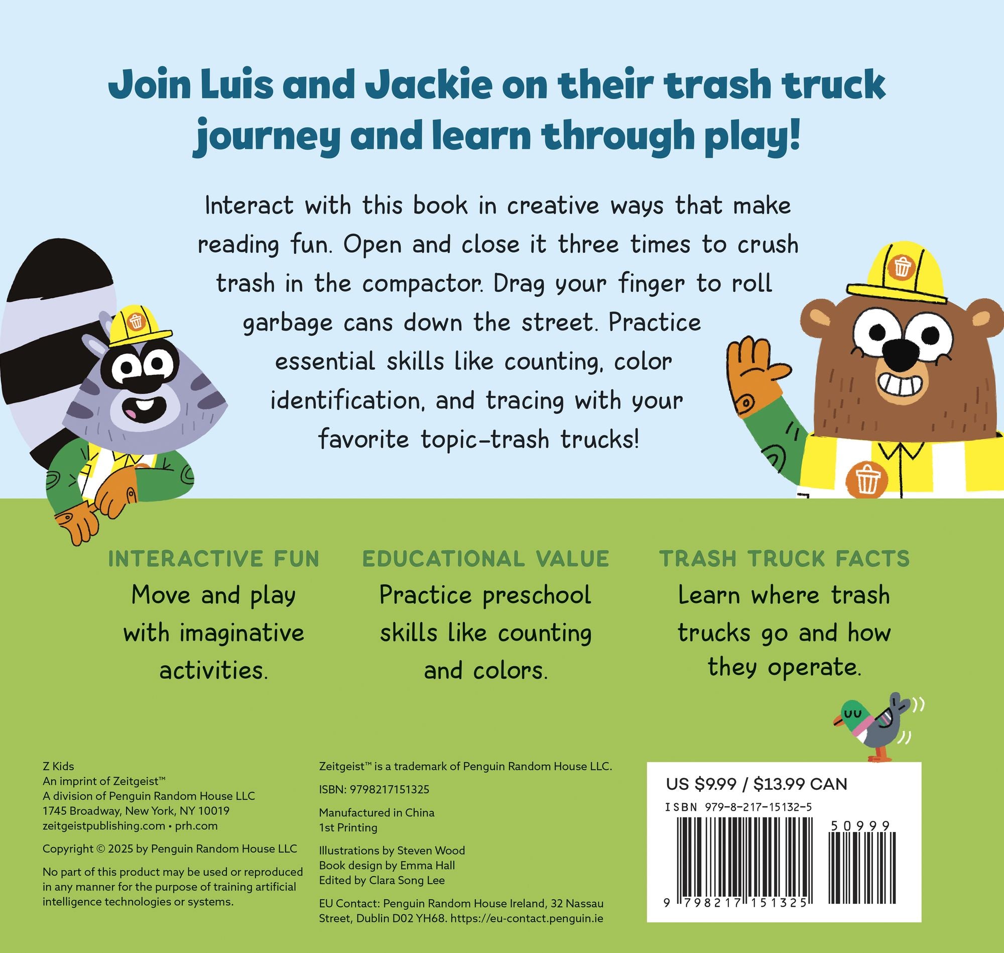 Point & Play: Trash Trucks: Count, Learn, and MOVE for Interactive Fun
