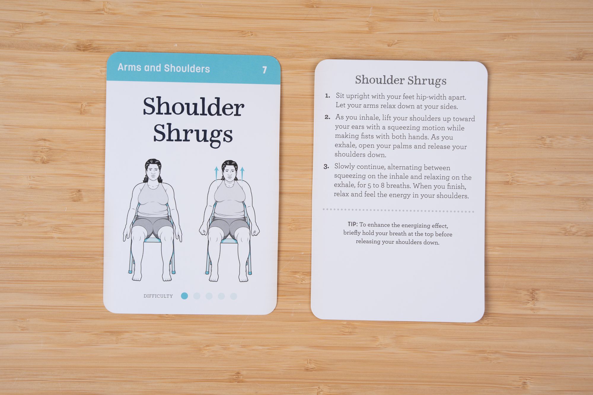 Chair Yoga Deck: 75 Simple Poses for Improved Strength, Mobility, and Flexibility