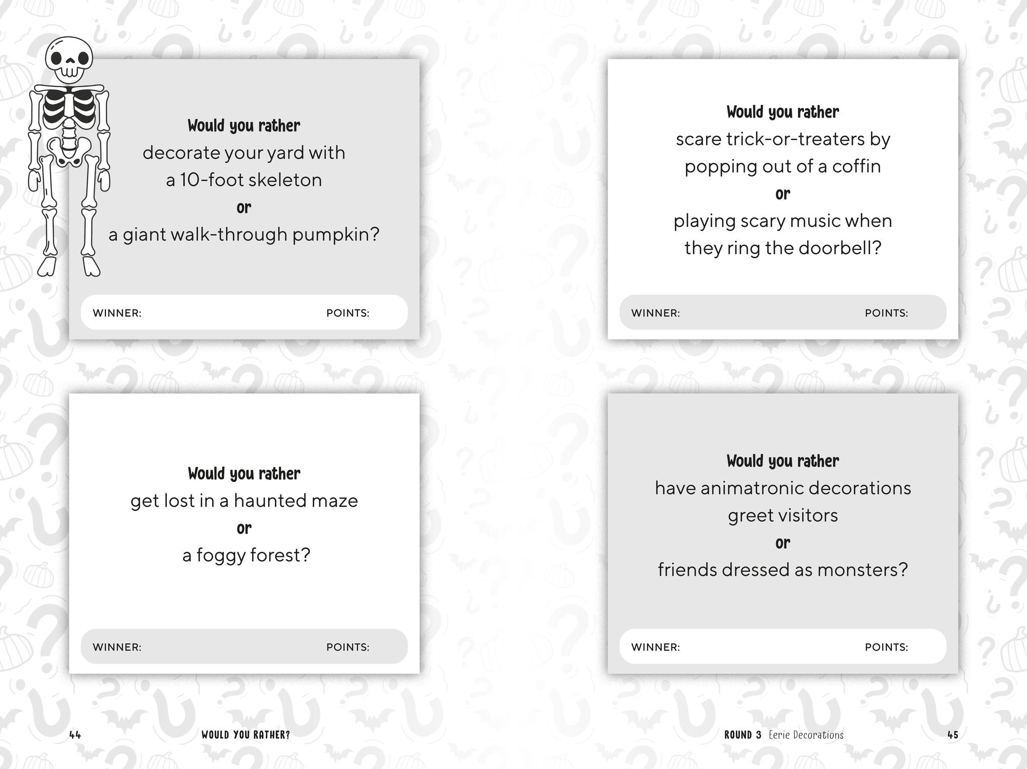 Would You Rather? Halloween Edition: Answer Spooky Questions in a Ghostly Game of Fun