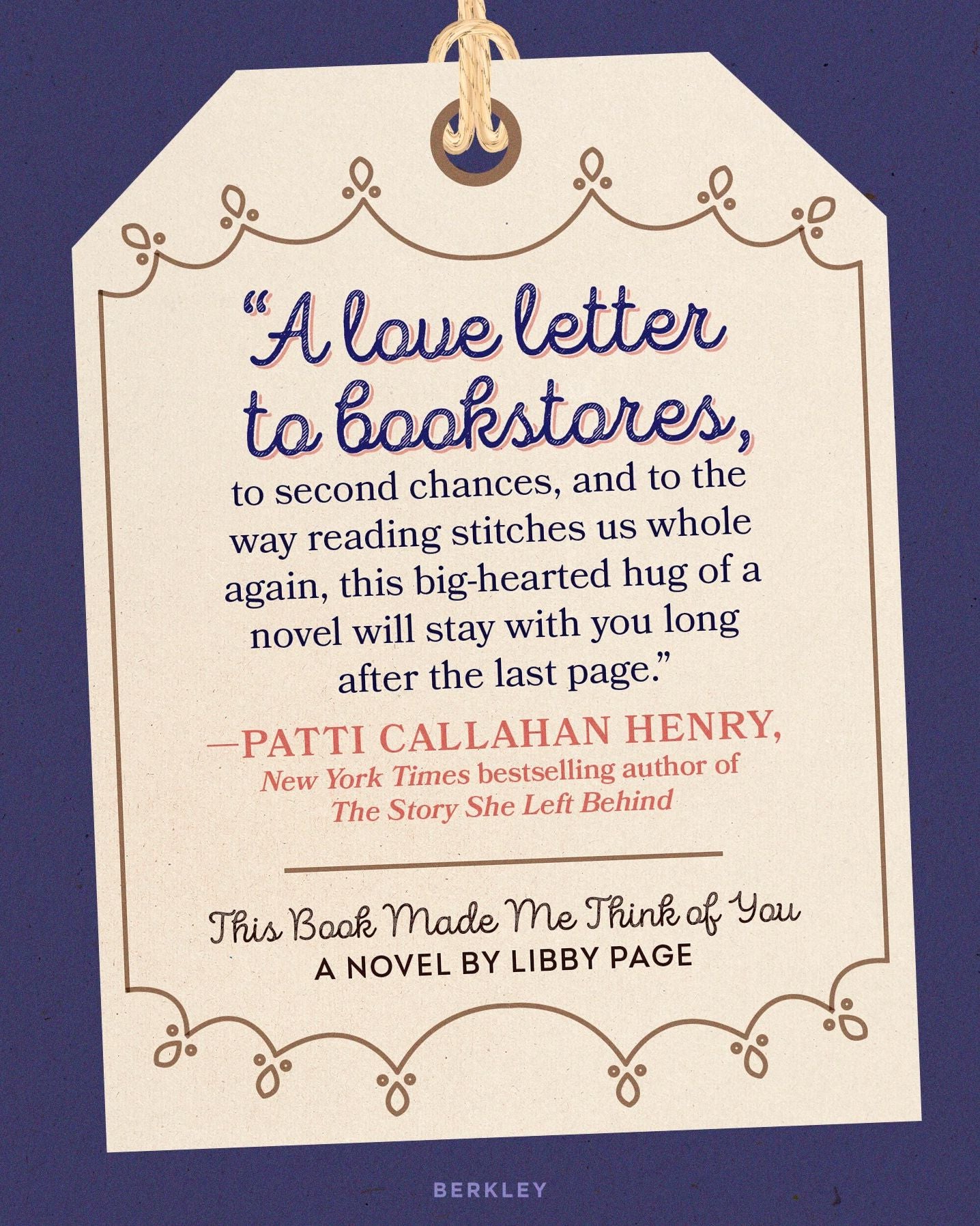 This Book Made Me Think of You