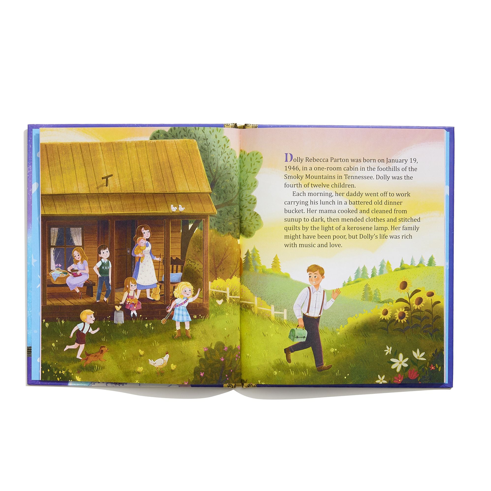 Dolly Parton Ultimate Fan Edition Little Golden Book Biography: 22 Bonus Pages! Stickers!