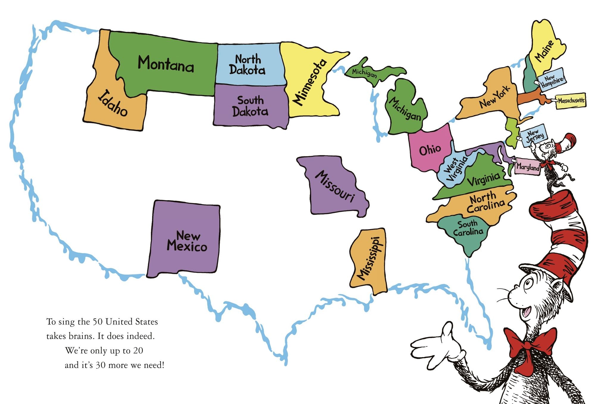 Sing the 50 United States!