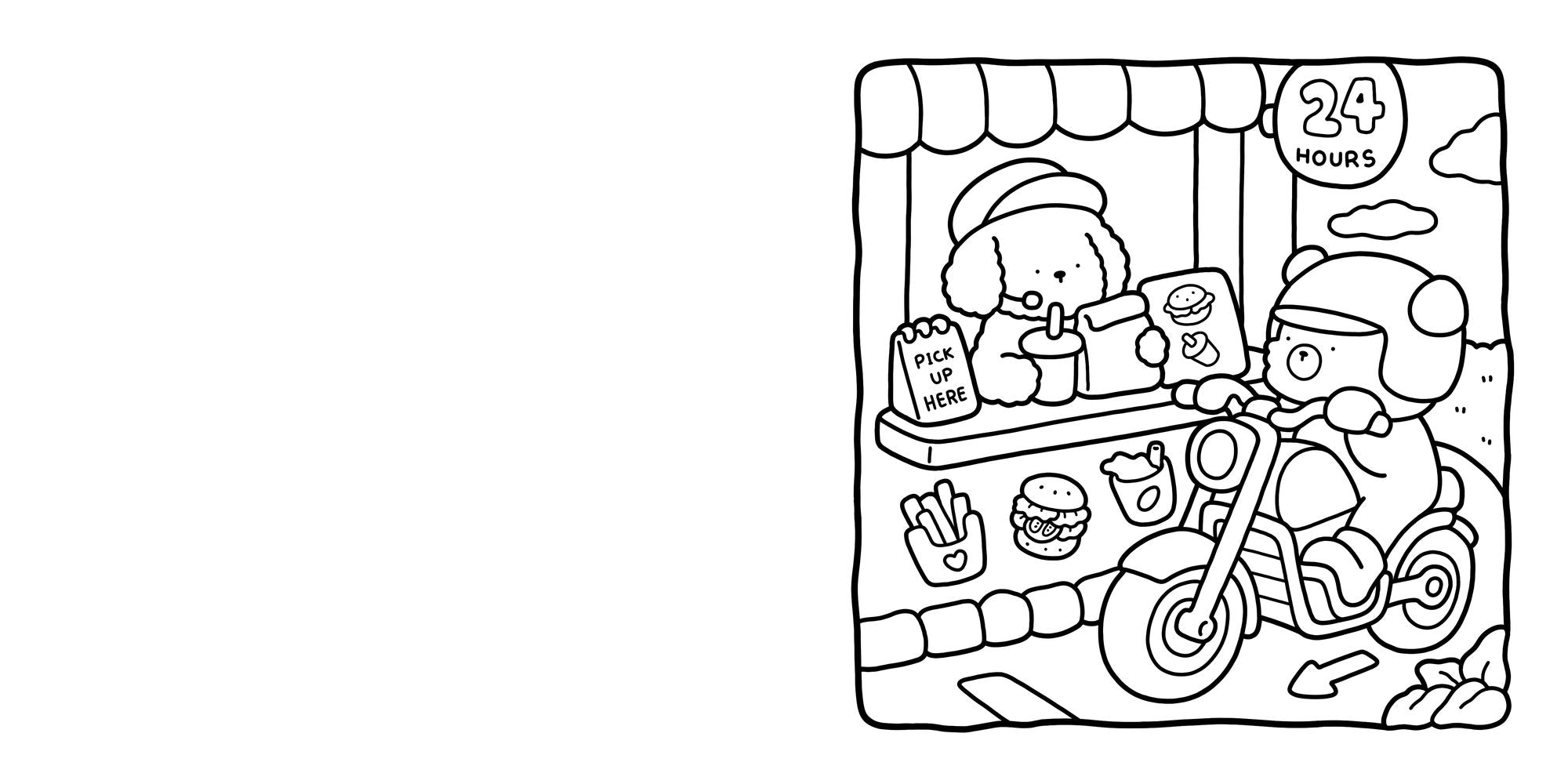 Cozy Days: Coloring Book for Adults and Kids