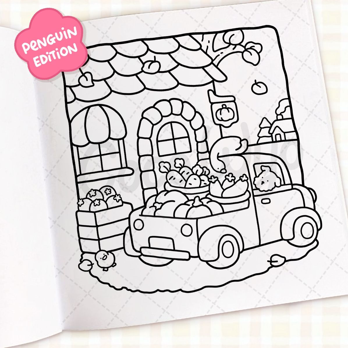 Cozy Season: Coloring Book for Adults and Kids