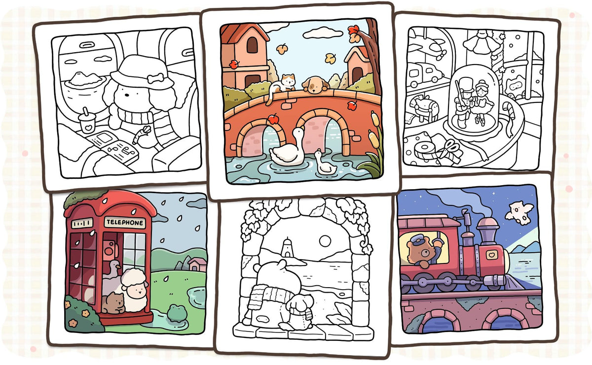 Cozy Season: Coloring Book for Adults and Kids