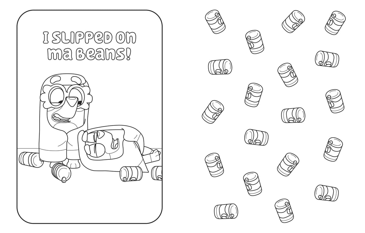 Bluey: Here Come the Grannies: A Coloring Book