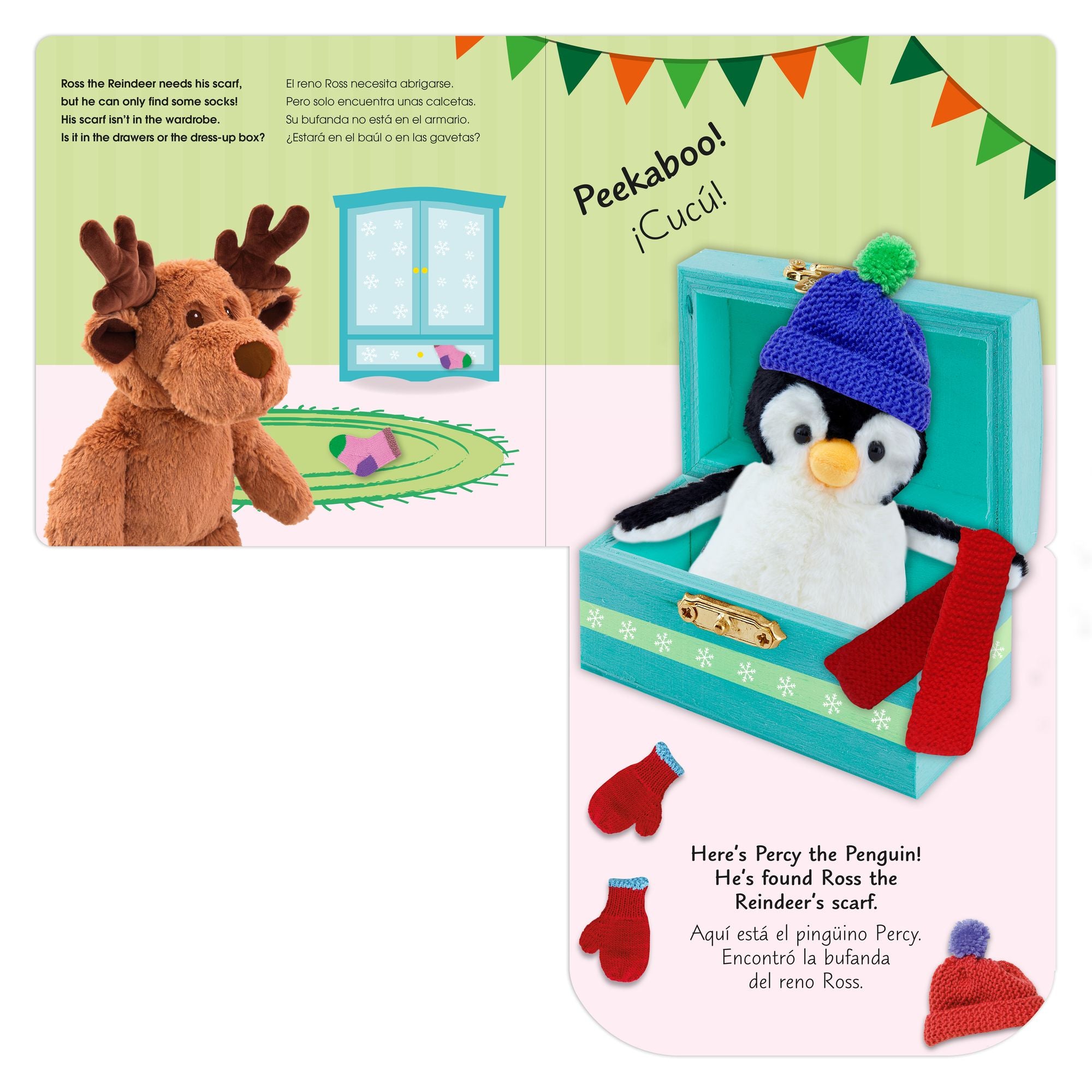 Bilingual Pop-Up Peekaboo! Reindeer / El reno