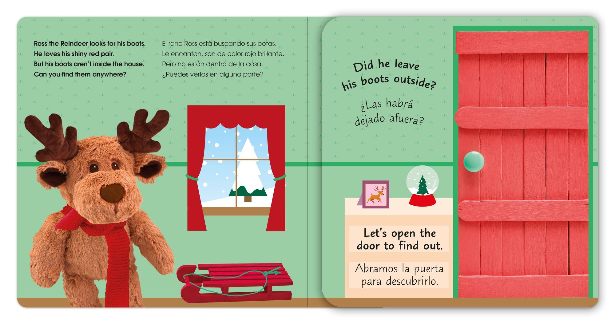 Bilingual Pop-Up Peekaboo! Reindeer / El reno