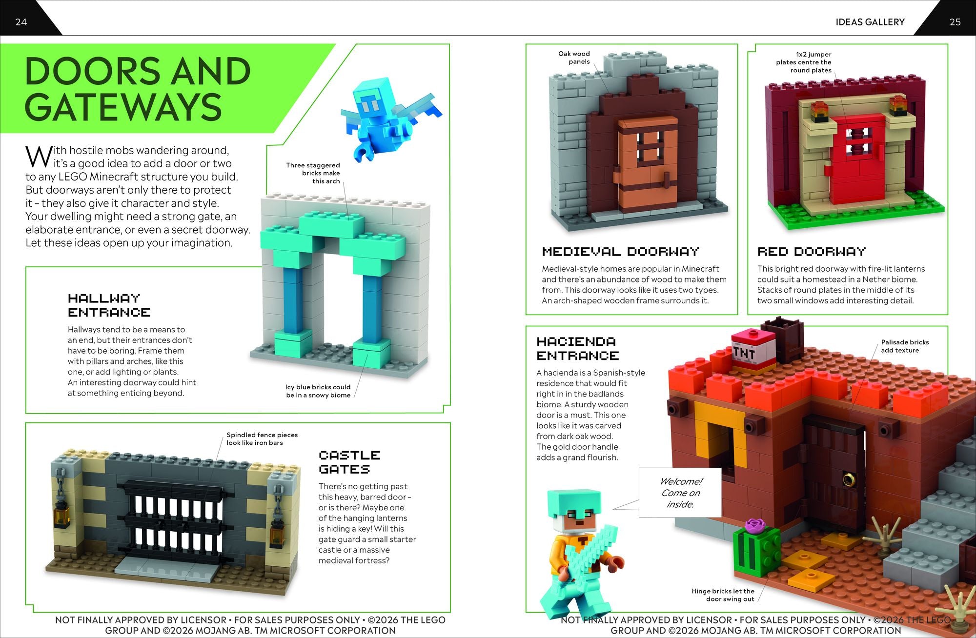 How to Build LEGO Minecraft Houses