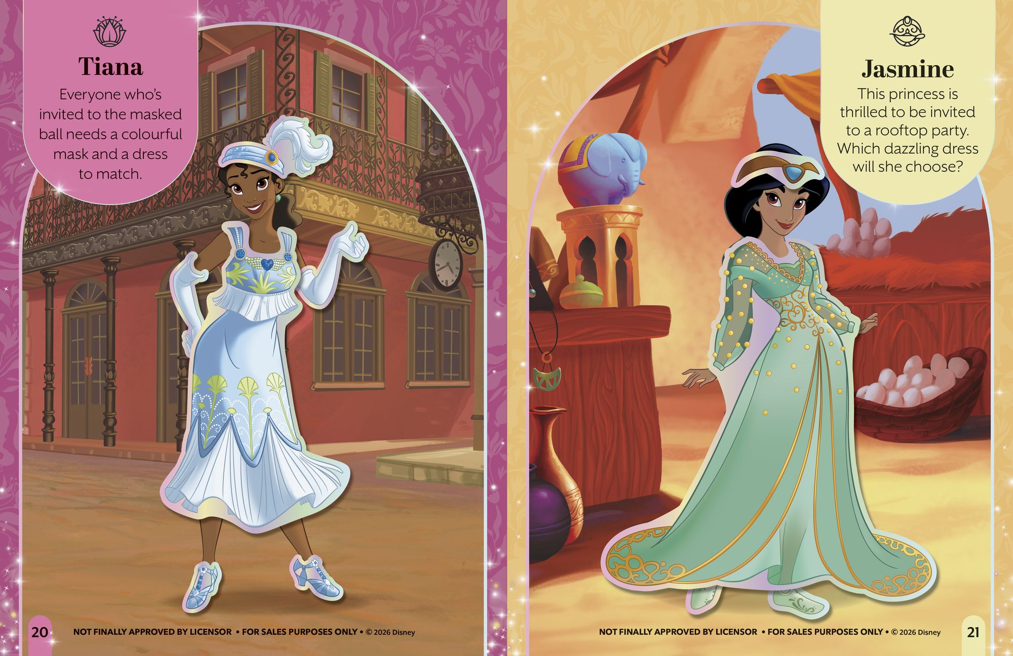 Disney Princess Sticker Dress Up Party