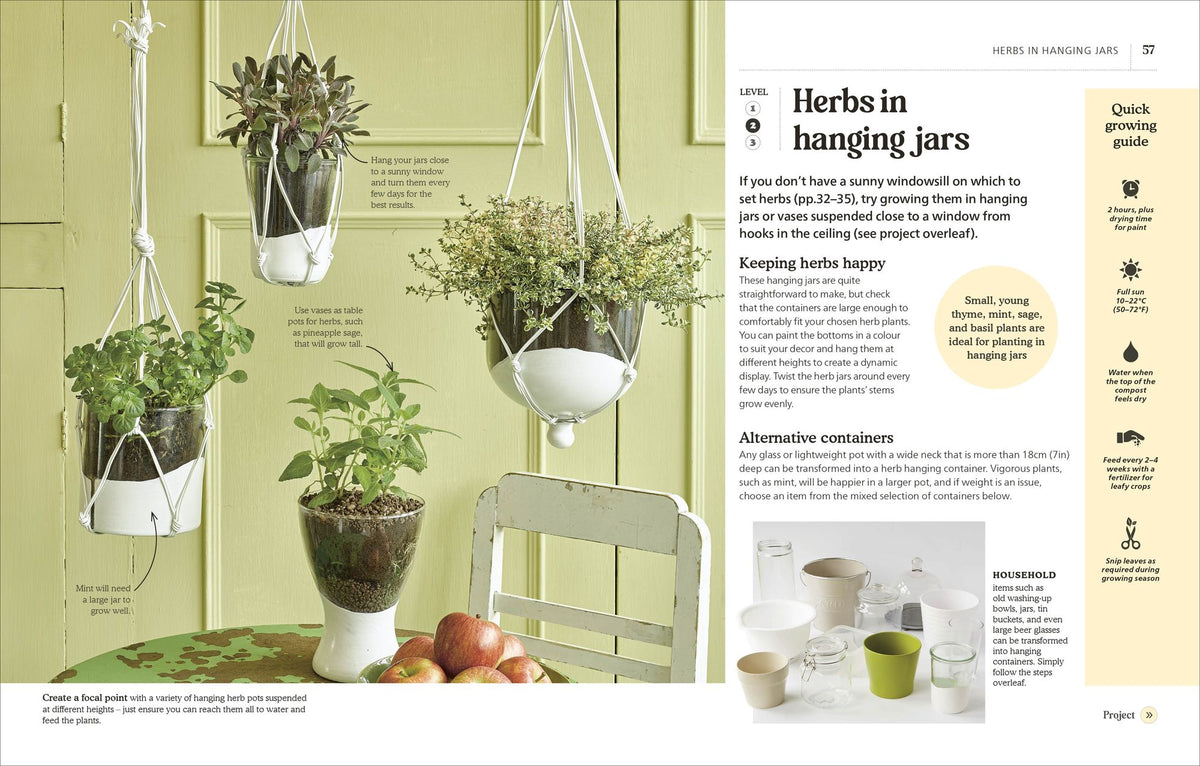 Indoor Edible Garden: Creative Ways to Grow Herbs, Fruit & Vegetables in Your Home
