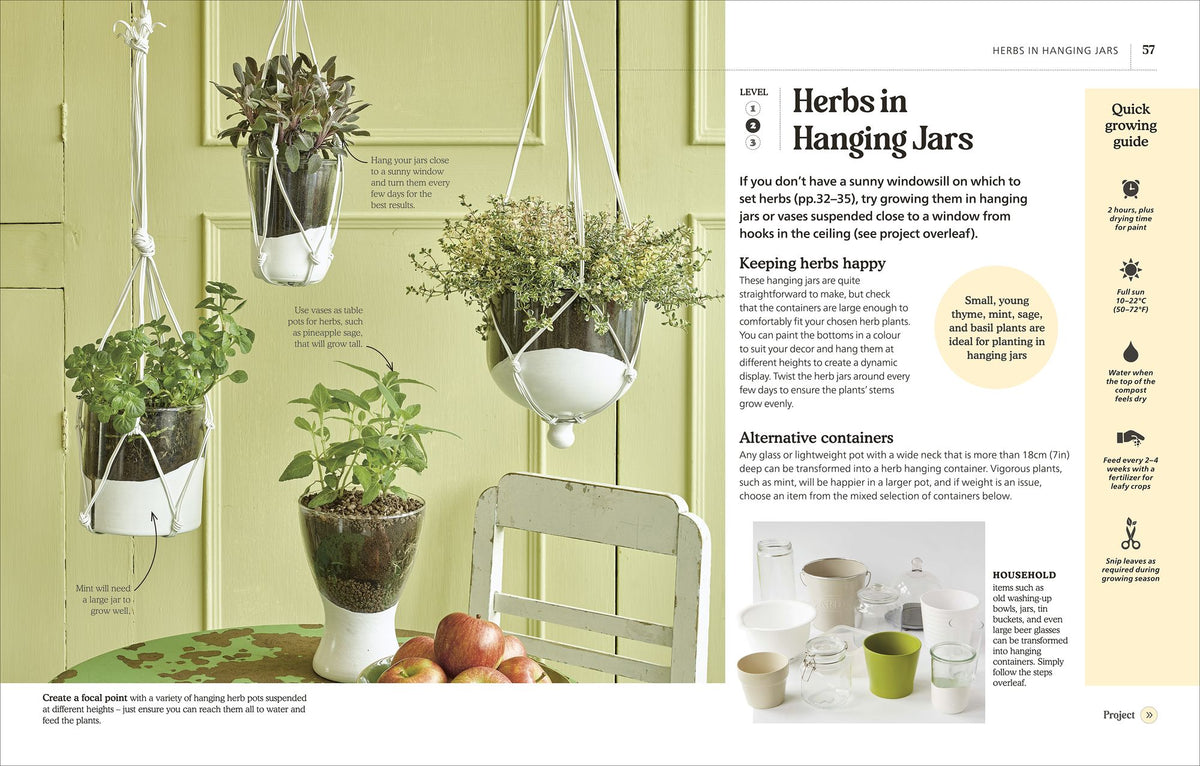 Indoor Edible Garden: Creative Ways to Grow Herbs, Fruit & Vegetables in Your Home