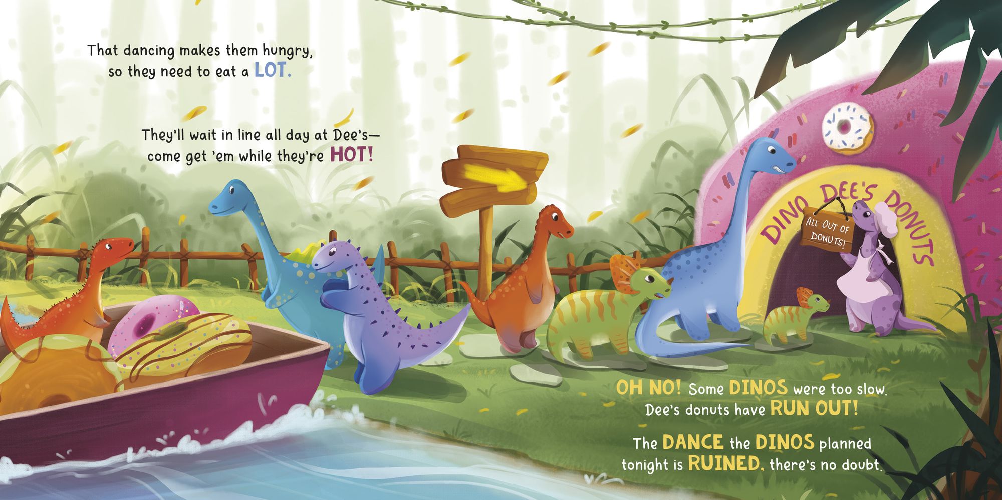 Dinos Love Donuts