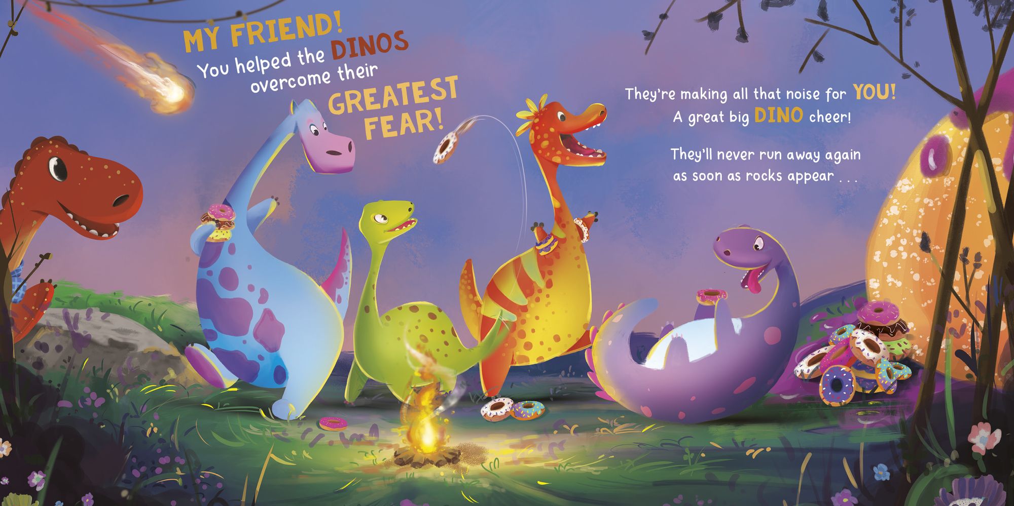 Dinos Love Donuts