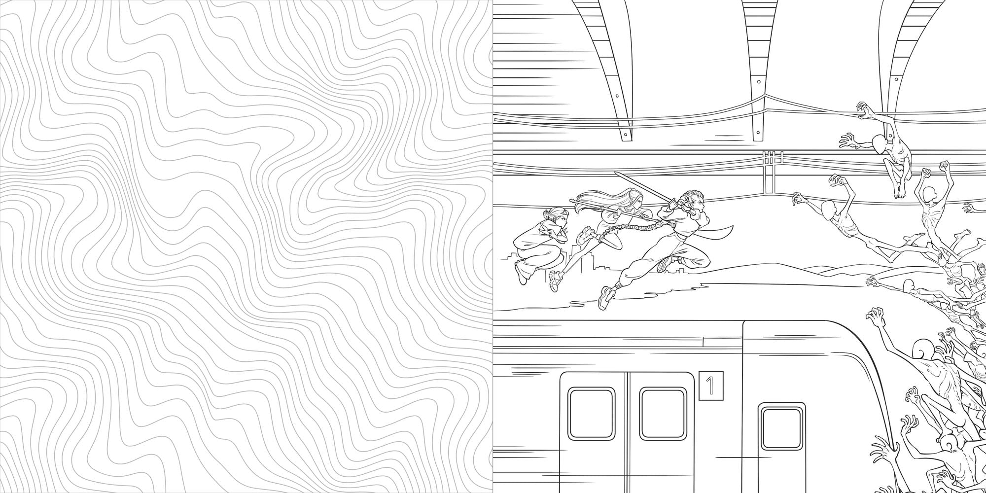 KPop Demon Hunters: The Official Deluxe Coloring Book