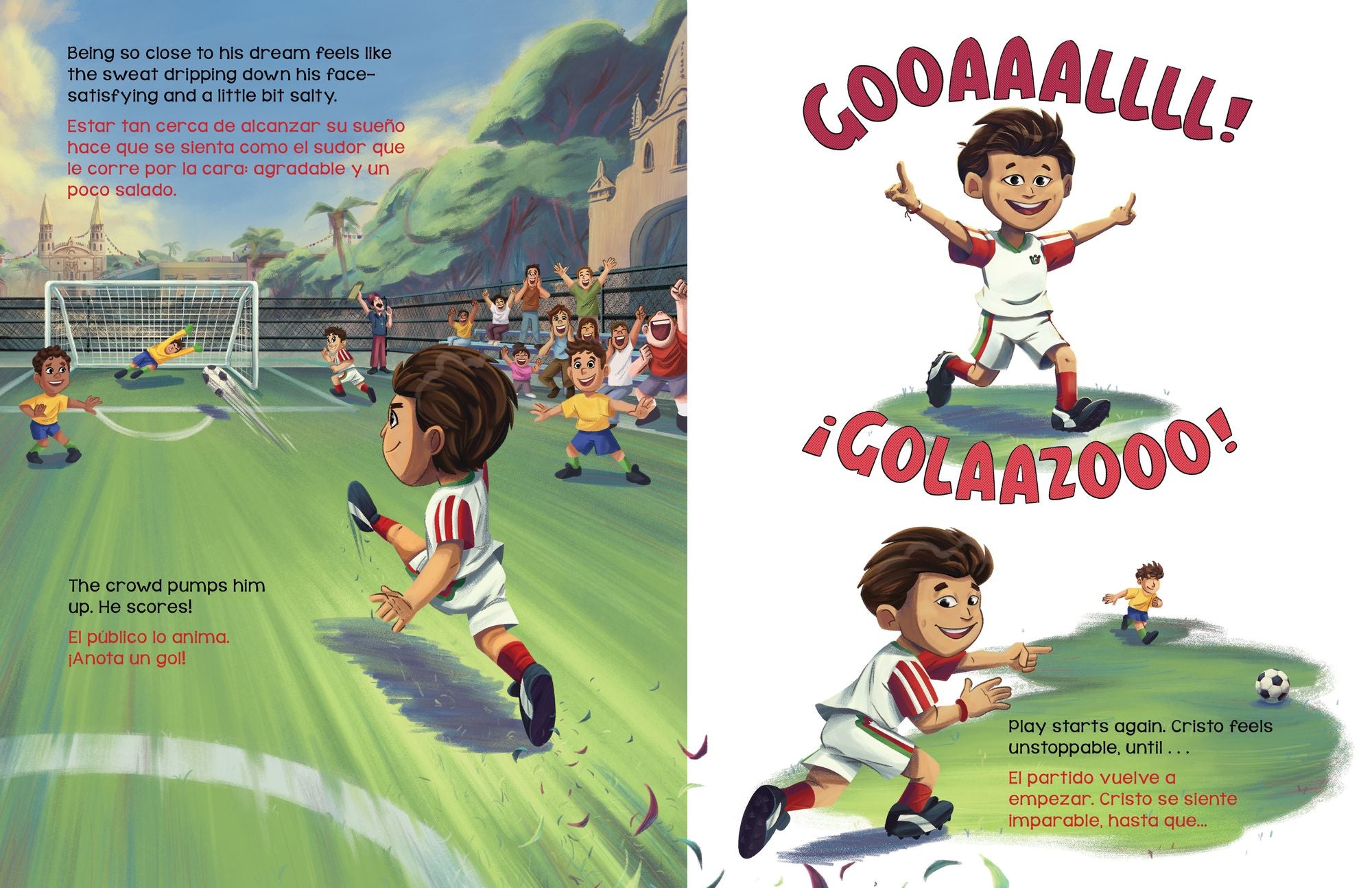 Fútbol Is Life! / ¡Fútbol es vida! (Bilingual Hardcover Storybook)