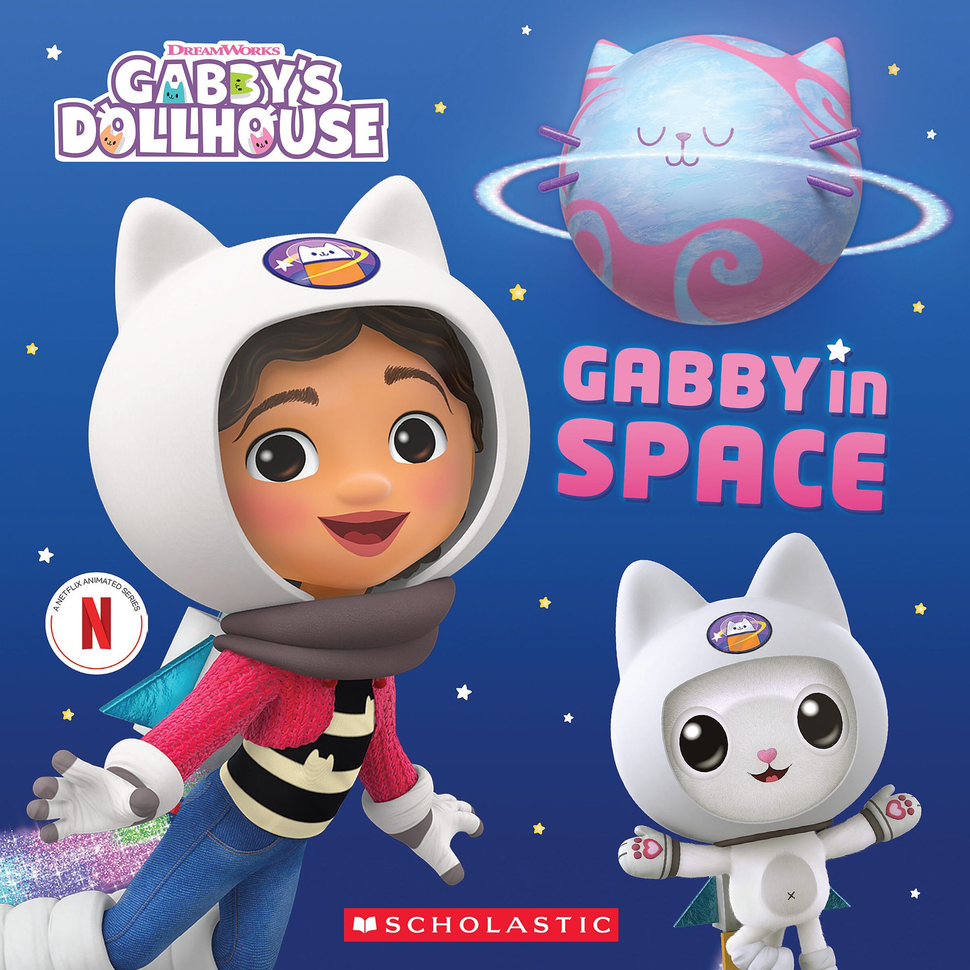 Gabbys Dollhouse: Gabby in Space (Storybook with Sparkly Cover)