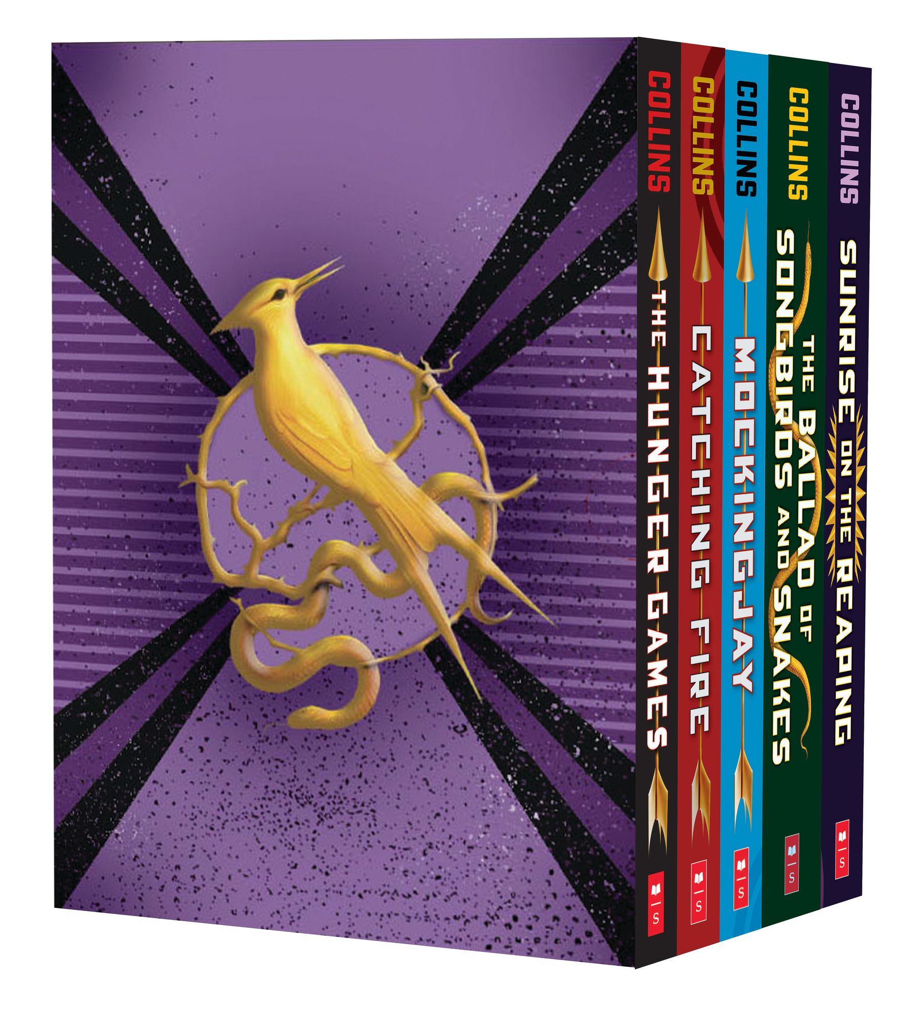 Hunger Games 5-Book Paperback Box Set (The Hunger Games, Catching Fire, Mockingjay, The Ballad of Songbirds and Snakes, Sunrise on the Reaping)