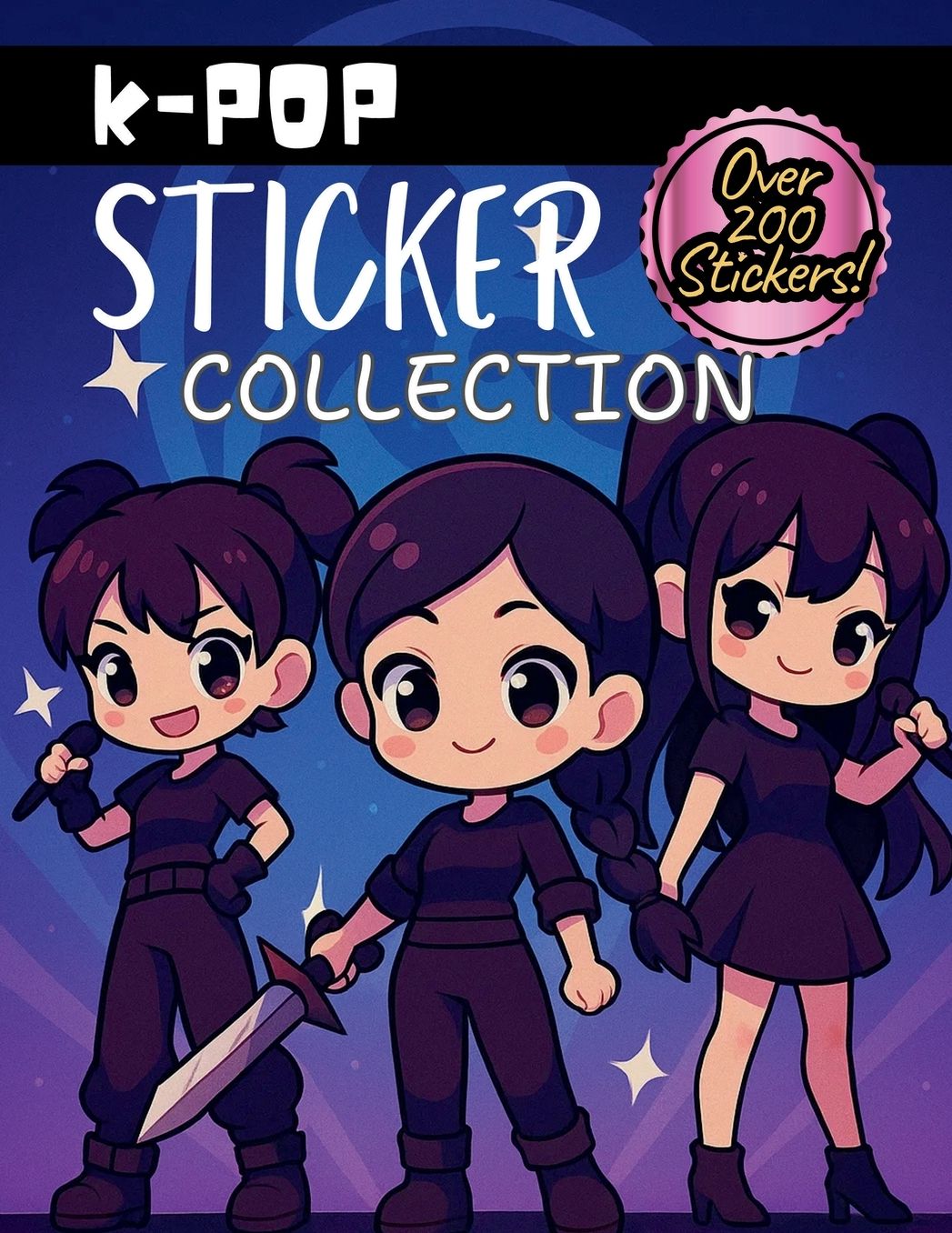 UNOFFICIAL K-POP STICKER COLLECTION: OVER 200 STICKERS inspired by demons and hunters