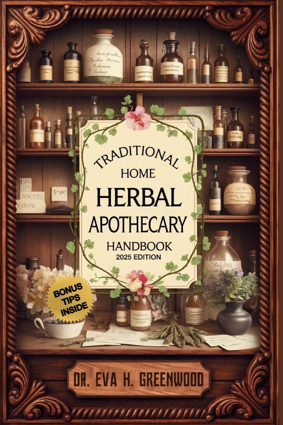 Traditional Home Herbal Apothecary Handbook: 300+ Time-Tested Natural Remedies to Relieve Pain, Restore Energy, Balance the Body & Support Everyday Wellness