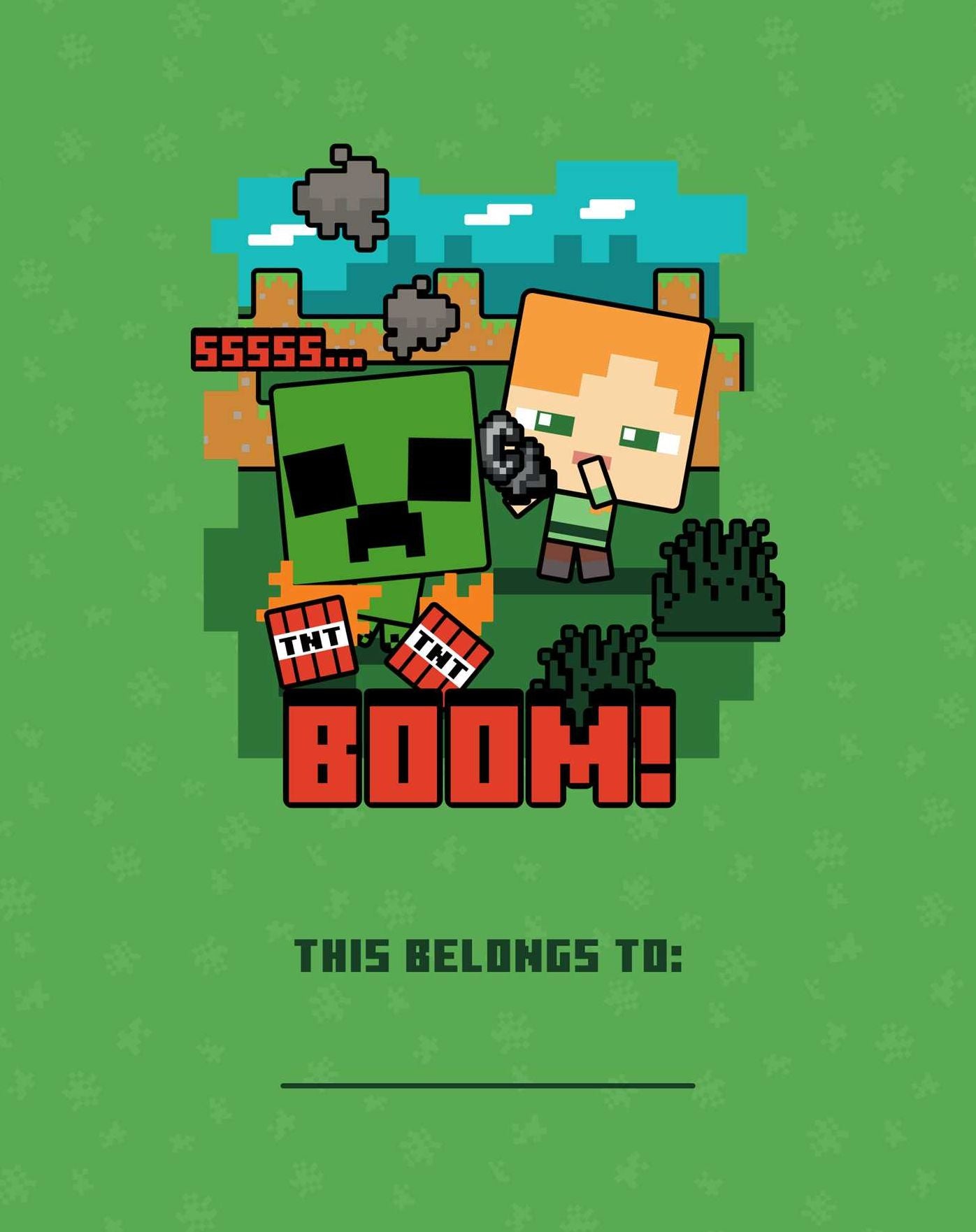 Minecraft: Creeper Squishy Lock & Key Diary