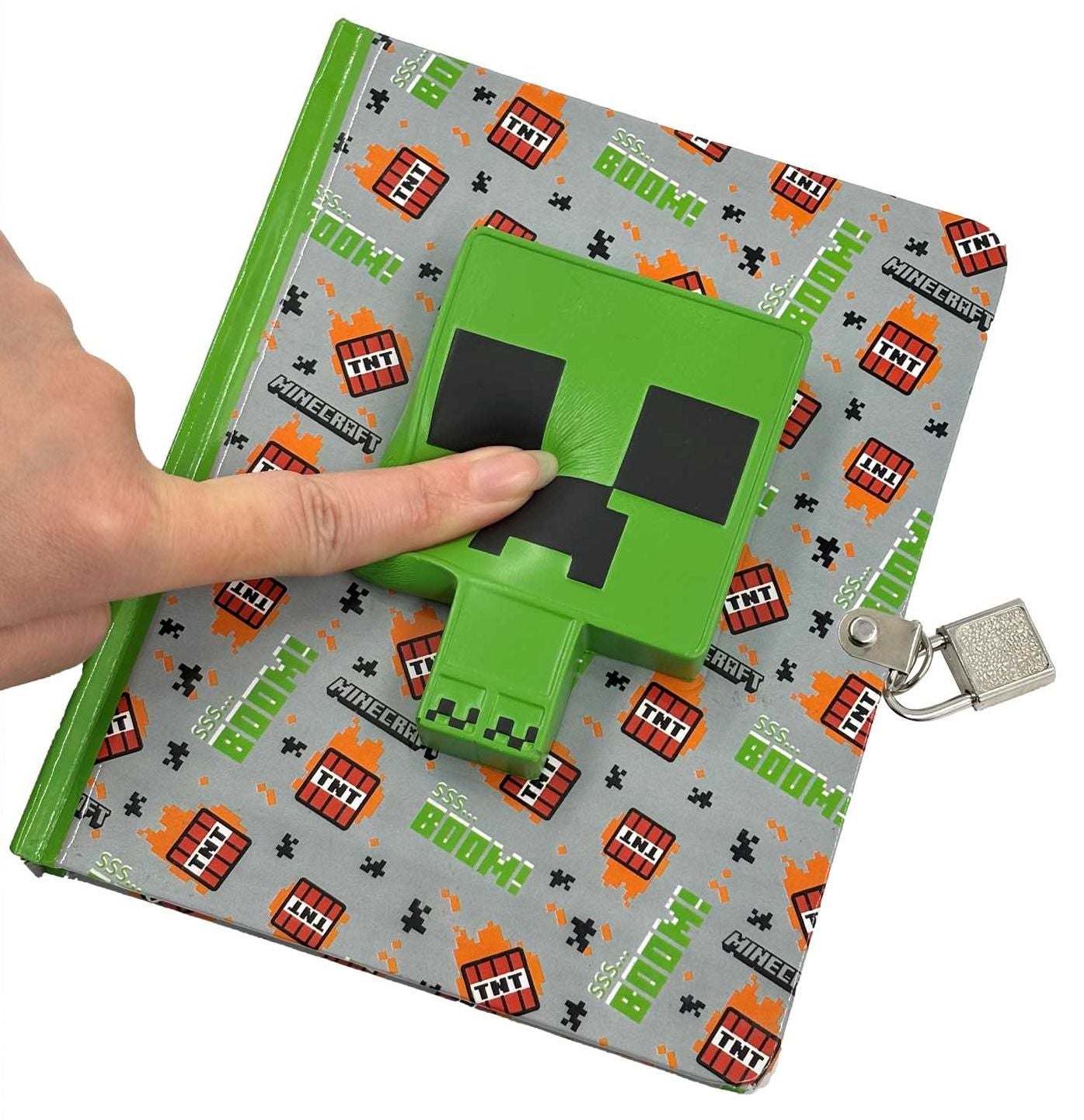 Minecraft: Creeper Squishy Lock & Key Diary