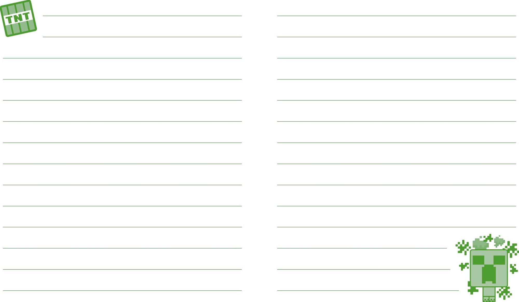 Minecraft: Creeper Squishy Lock & Key Diary