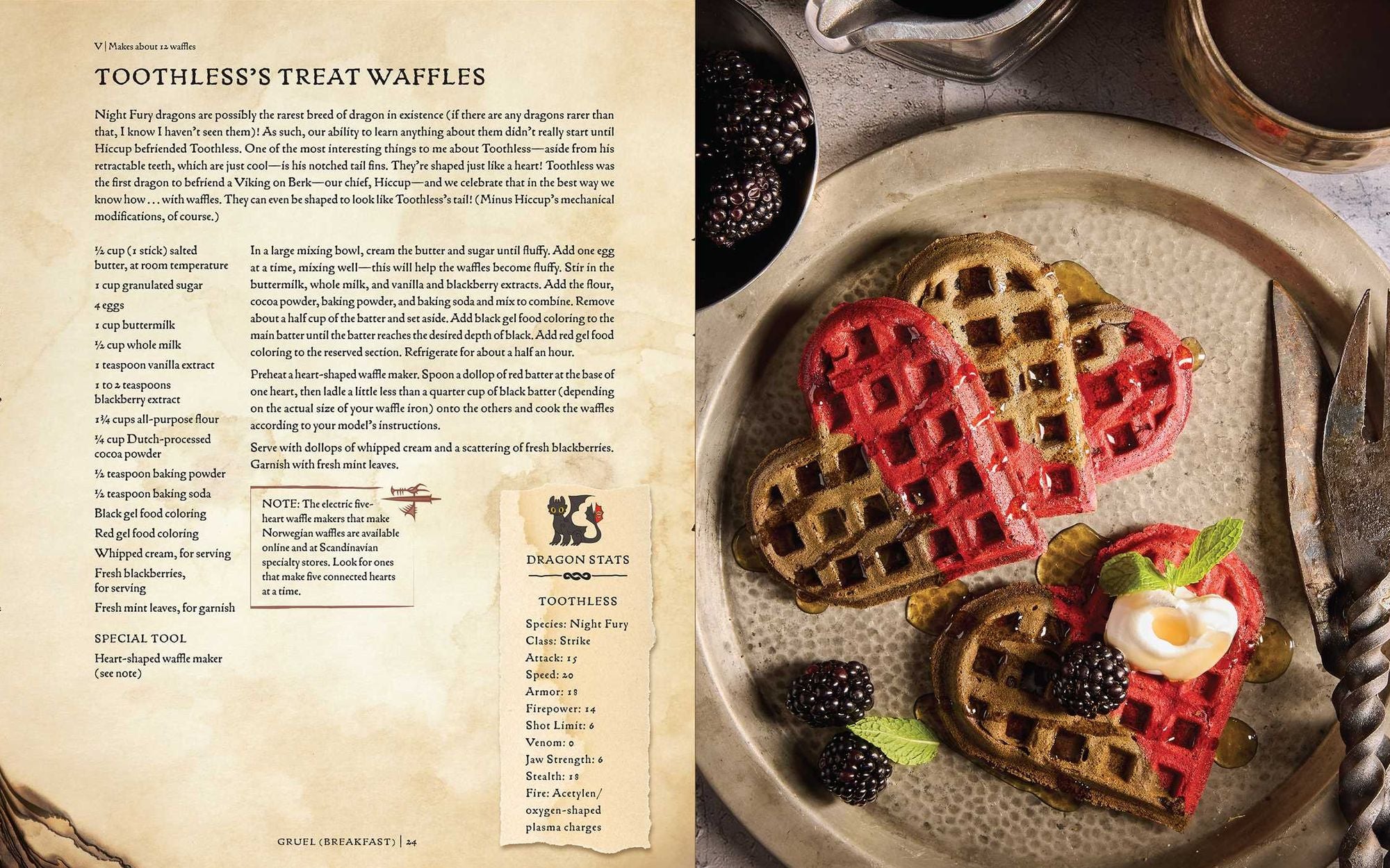 DreamWorks Dragons: Recipes from the Isle of Berk [Official Cookbook]: A Book of Feasts, Drinks, Desserts . . . and Dragons