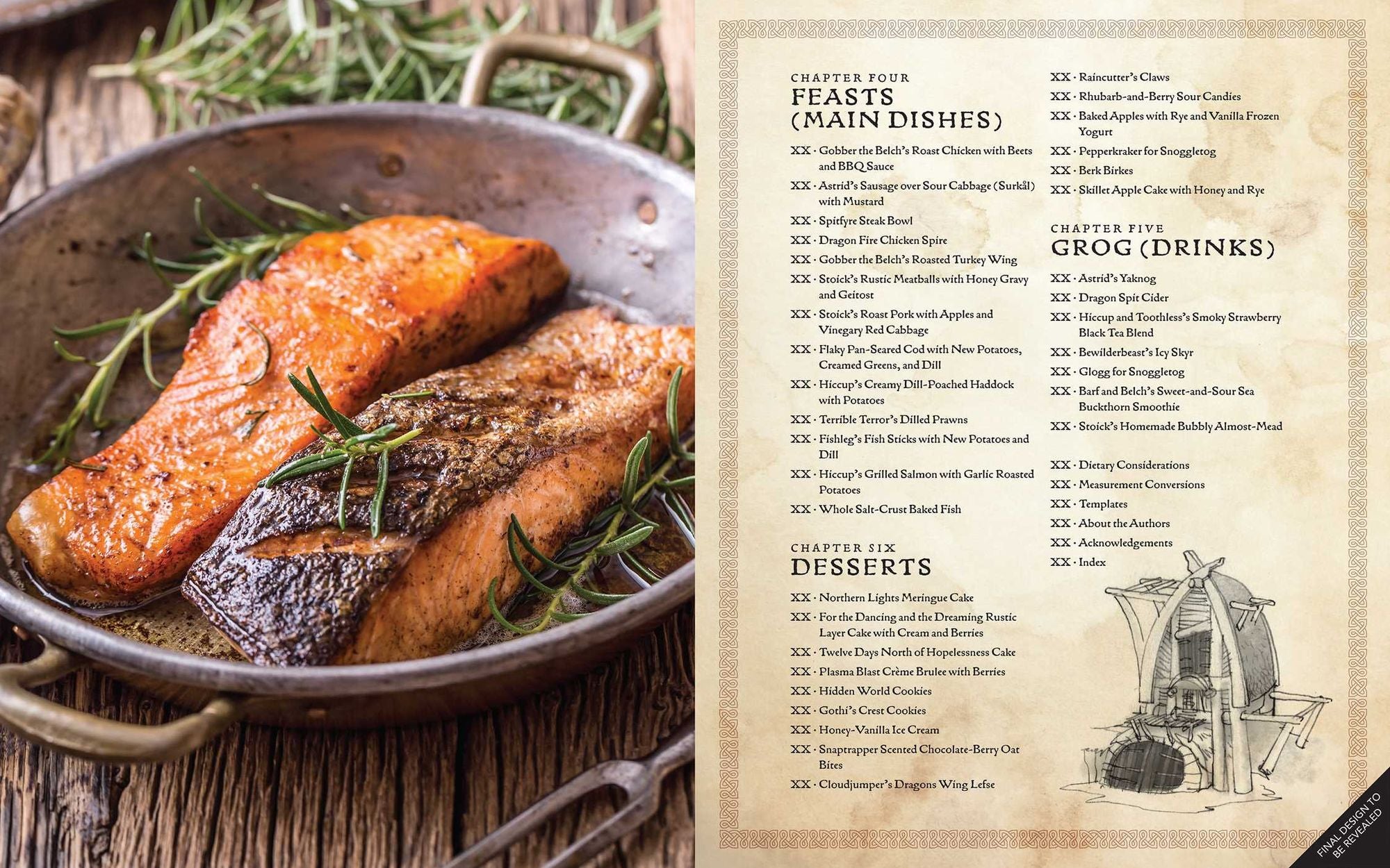 DreamWorks Dragons: Recipes from the Isle of Berk [Official Cookbook]: A Book of Feasts, Drinks, Desserts . . . and Dragons