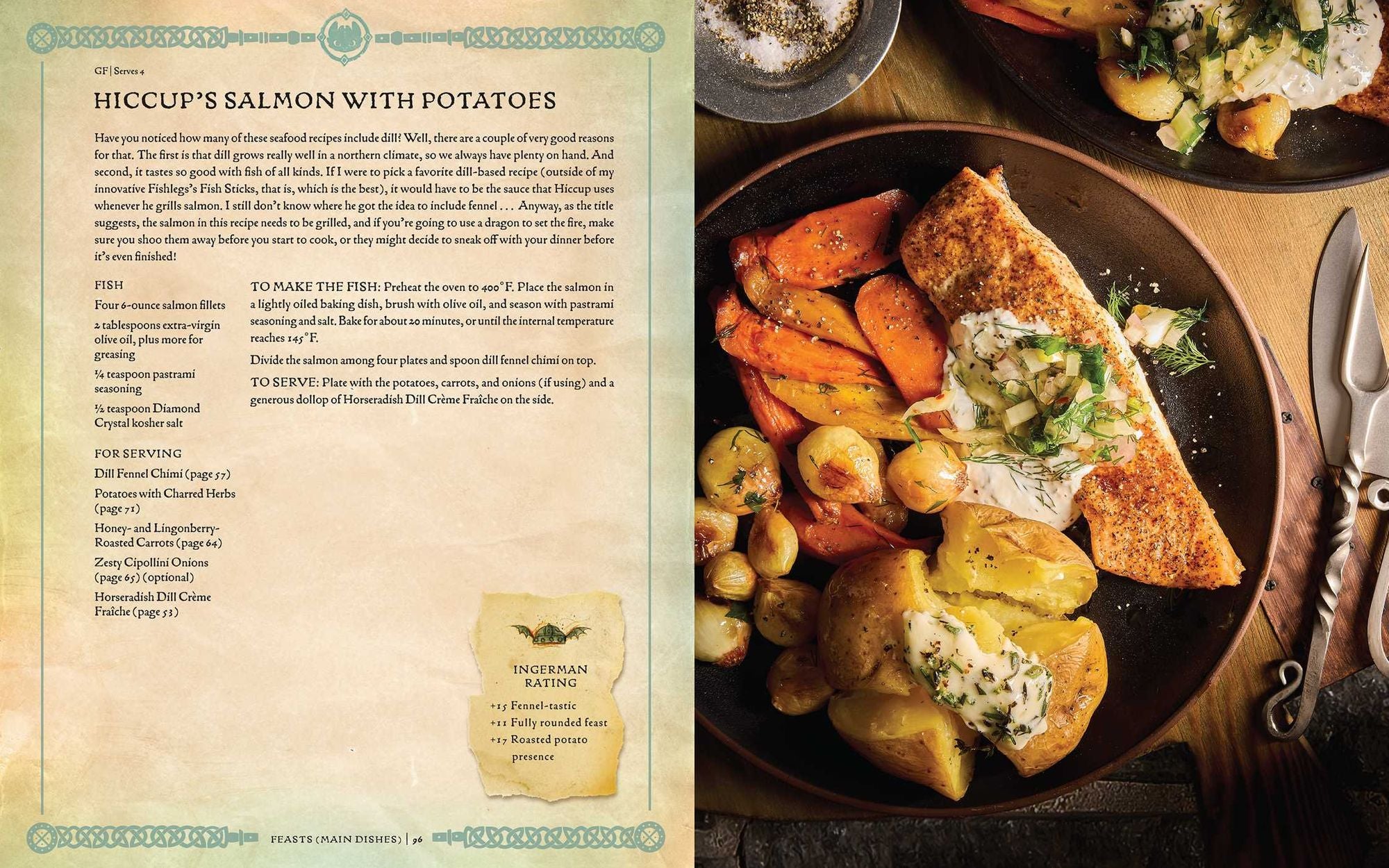 DreamWorks Dragons: Recipes from the Isle of Berk [Official Cookbook]: A Book of Feasts, Drinks, Desserts . . . and Dragons