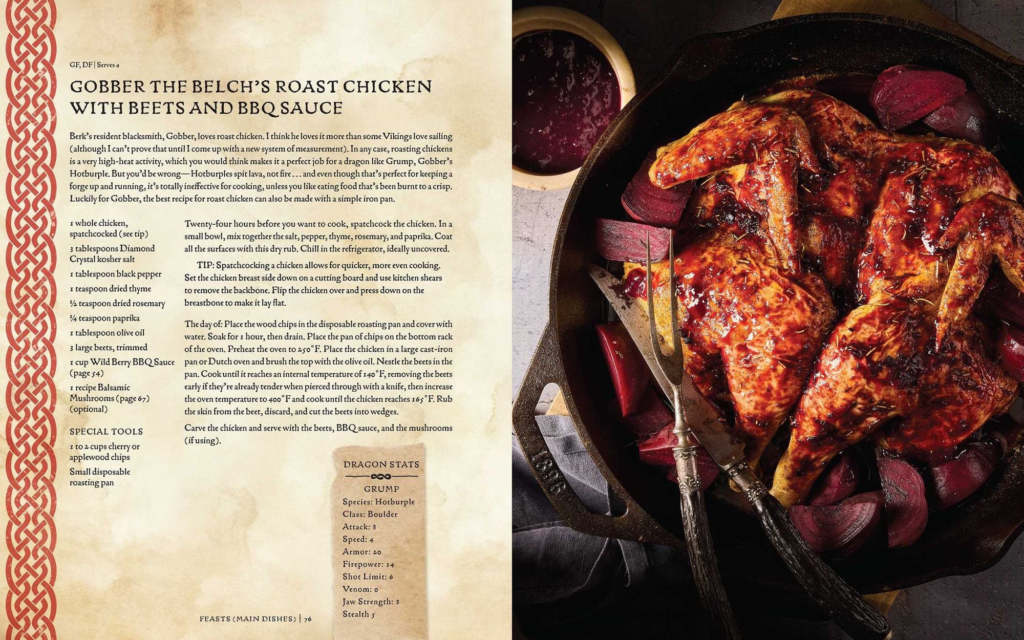 DreamWorks Dragons: Recipes from the Isle of Berk [Official Cookbook]: A Book of Feasts, Drinks, Desserts . . . and Dragons