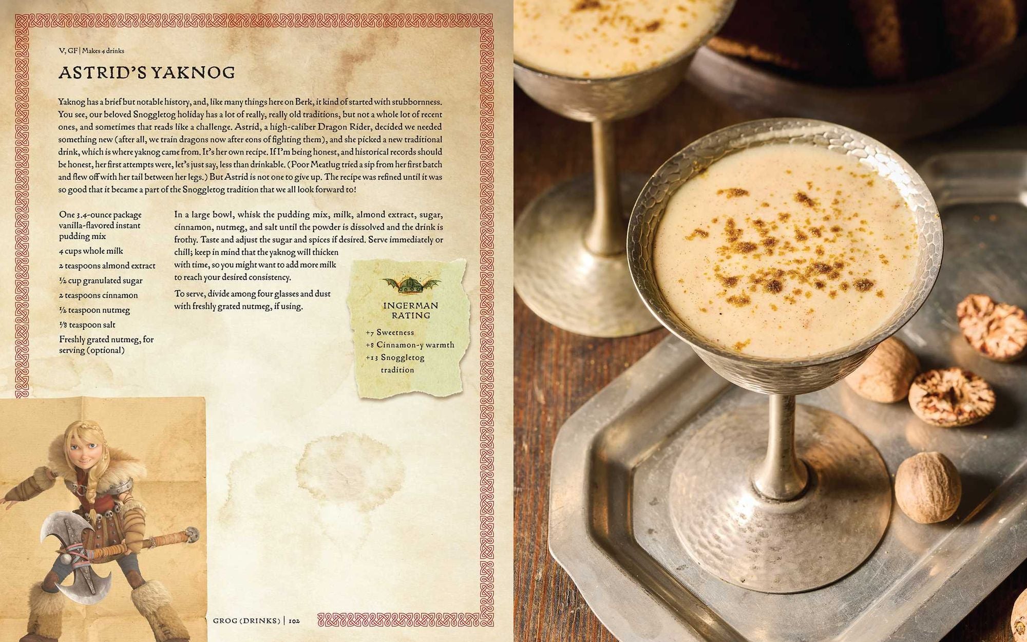 DreamWorks Dragons: Recipes from the Isle of Berk [Official Cookbook]: A Book of Feasts, Drinks, Desserts . . . and Dragons